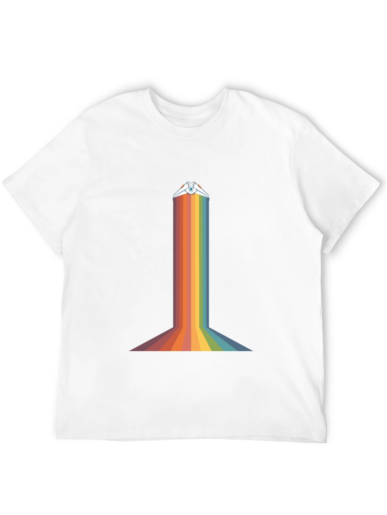 Rainbow Spaceship T-Shirt