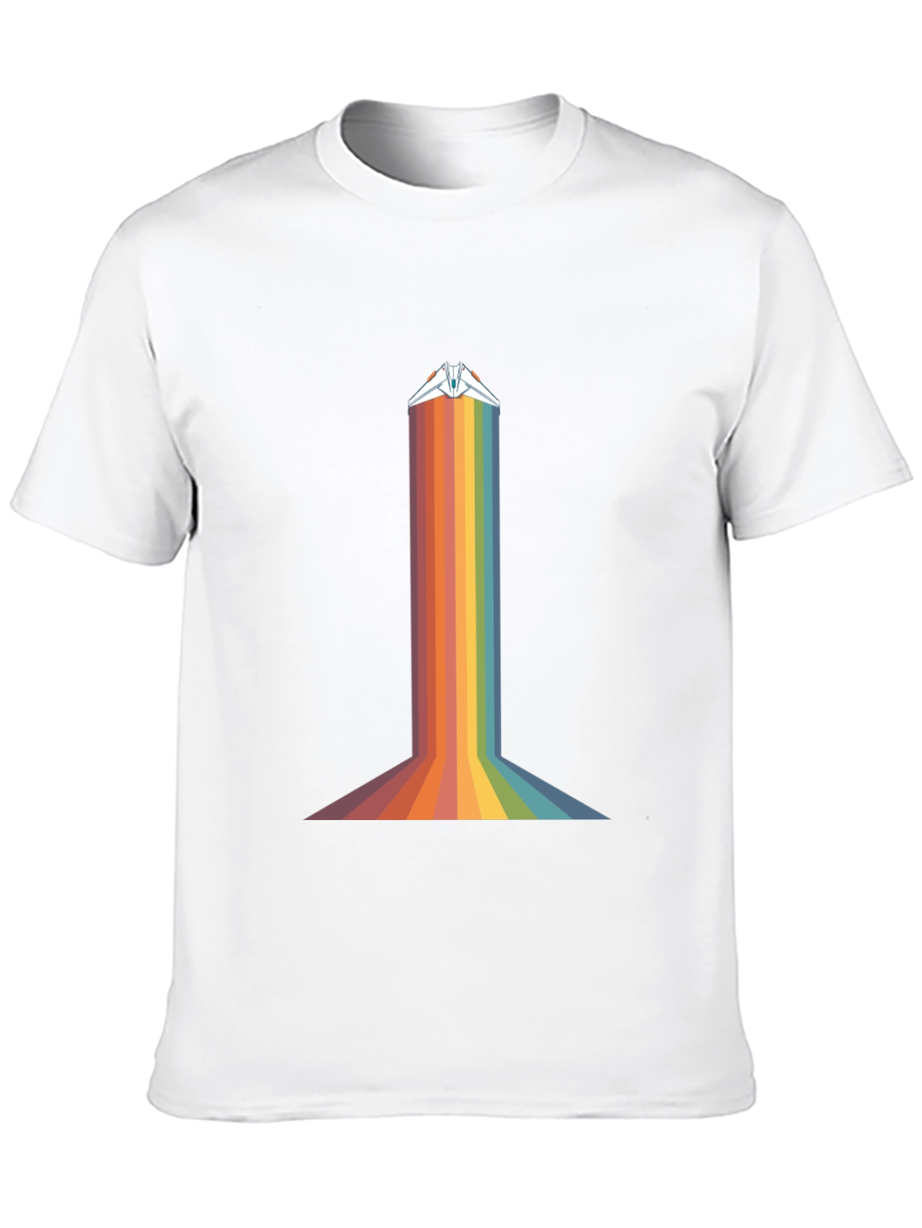 Rainbow Spaceship T-Shirt