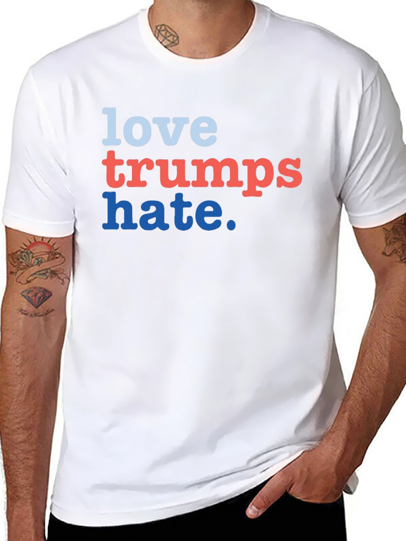 Love Trumps Hate Graphic Tee - Unisex