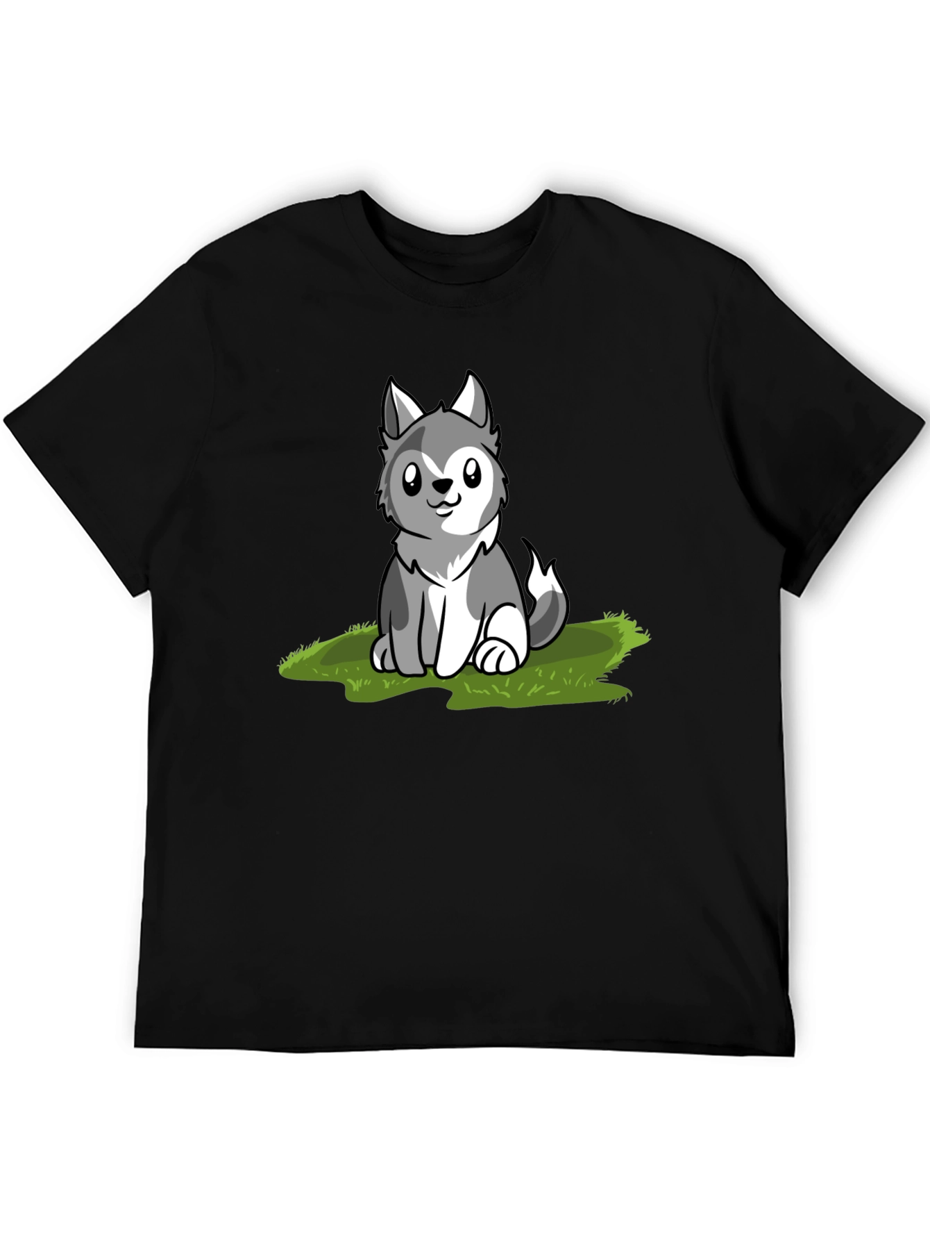 Cute Husky Puppy Graphic T-Shirt