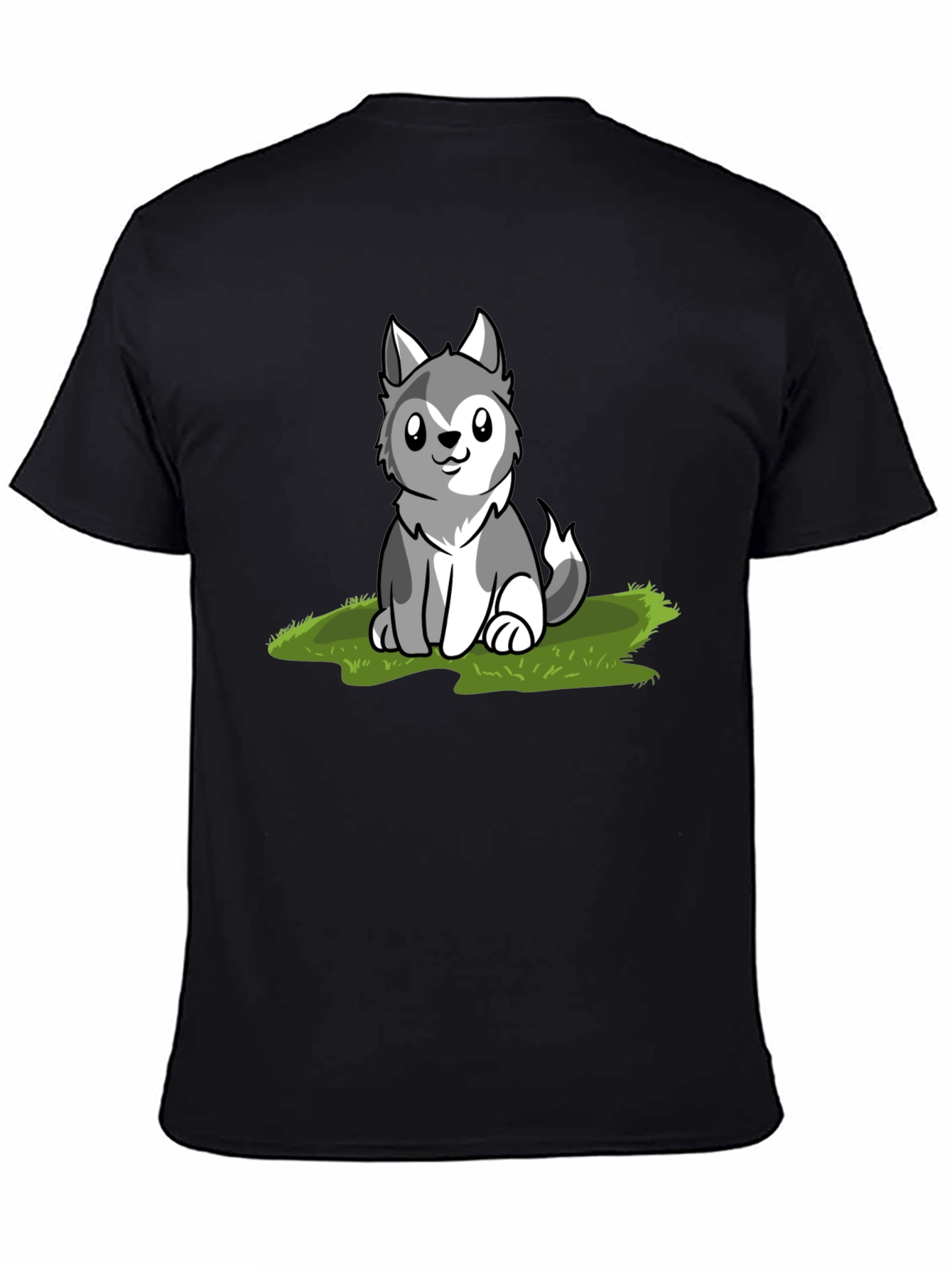 Cute Husky Puppy Graphic T-Shirt