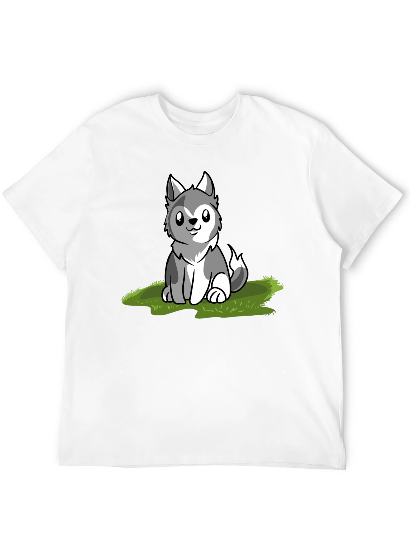 Cute Husky Puppy Graphic T-Shirt