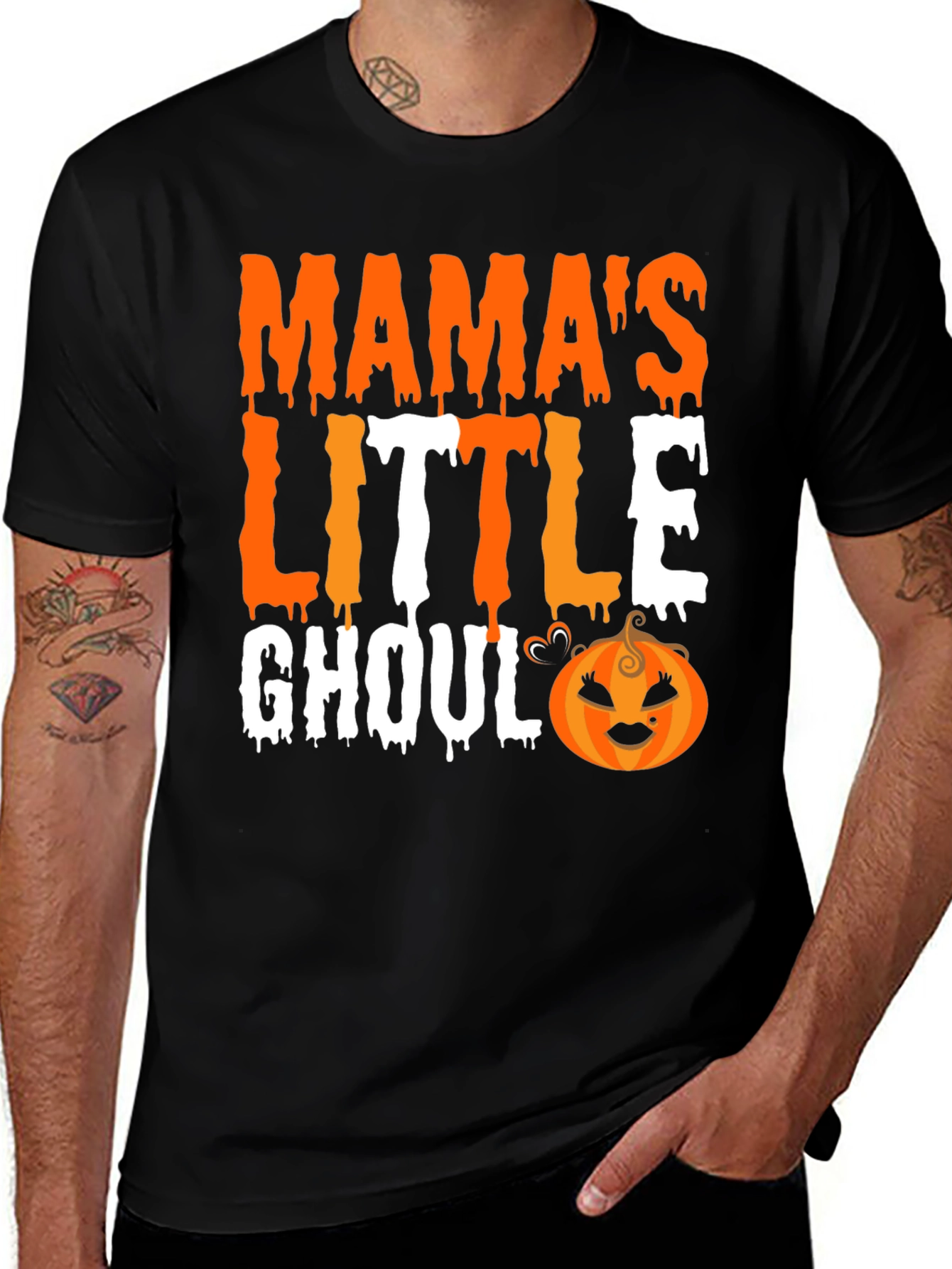Mamas Little Ghoul Halloween T-Shirt