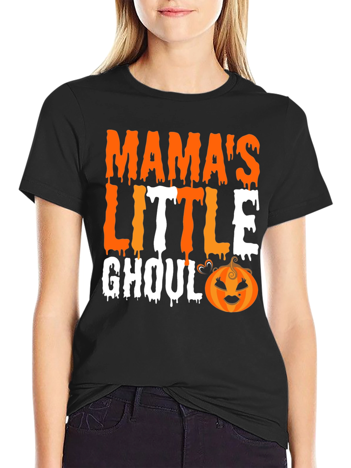 Mamas Little Ghoul Halloween T-Shirt