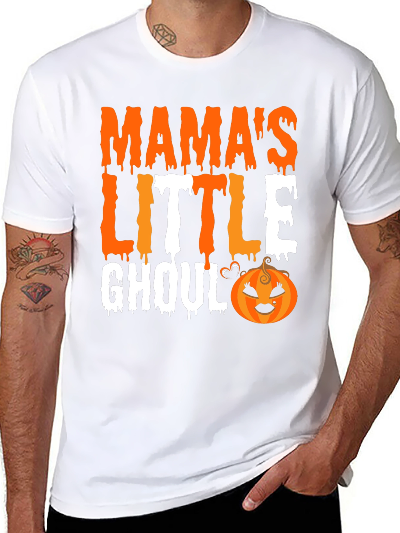 Mamas Little Ghoul Halloween T-Shirt