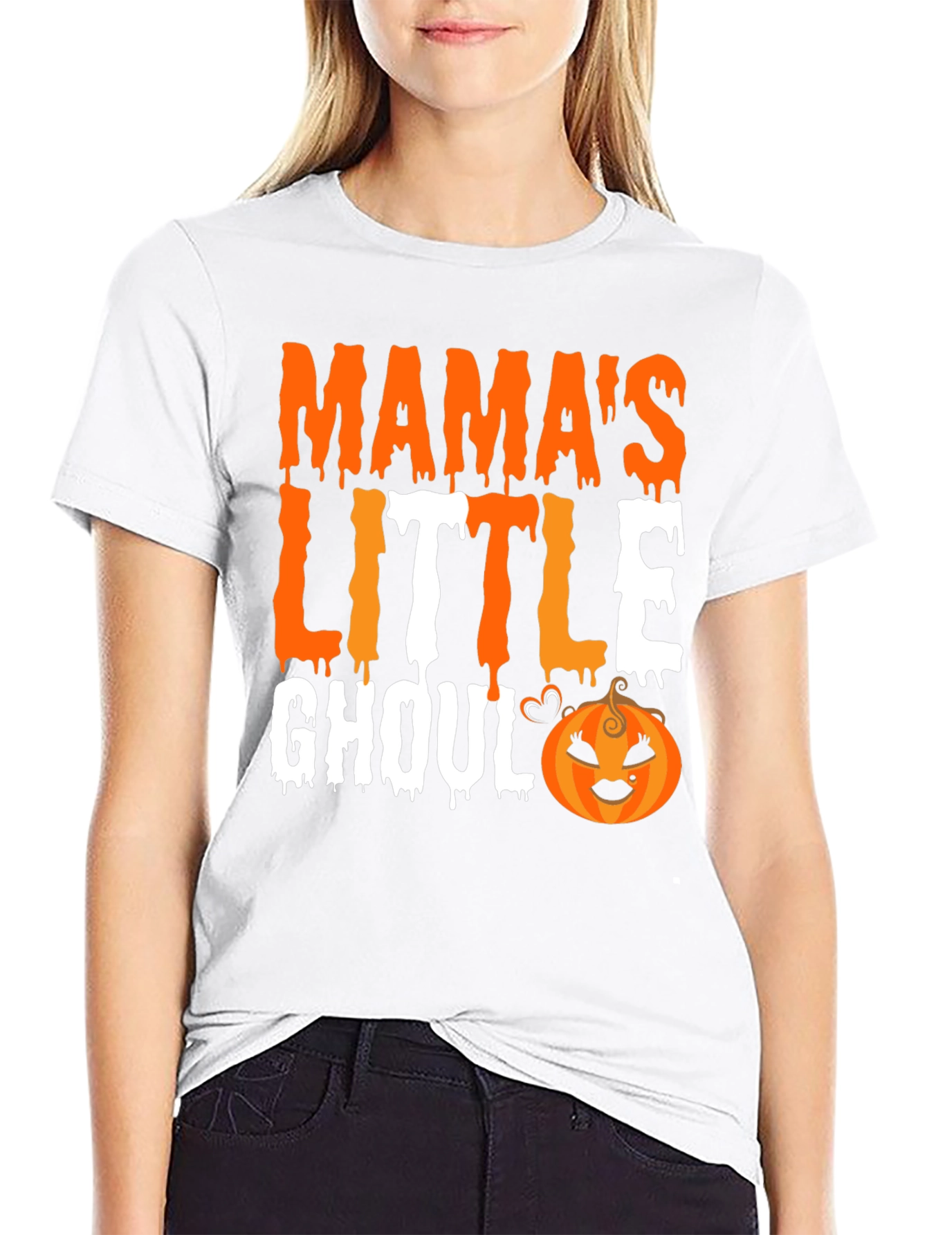 Mamas Little Ghoul Halloween T-Shirt