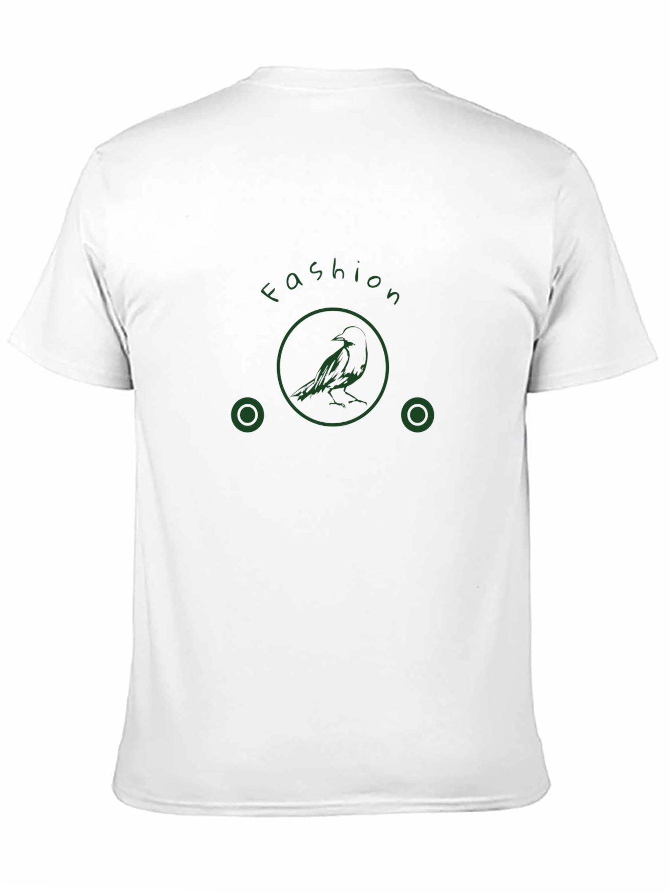 Stylish Black Fashion Bird Tee