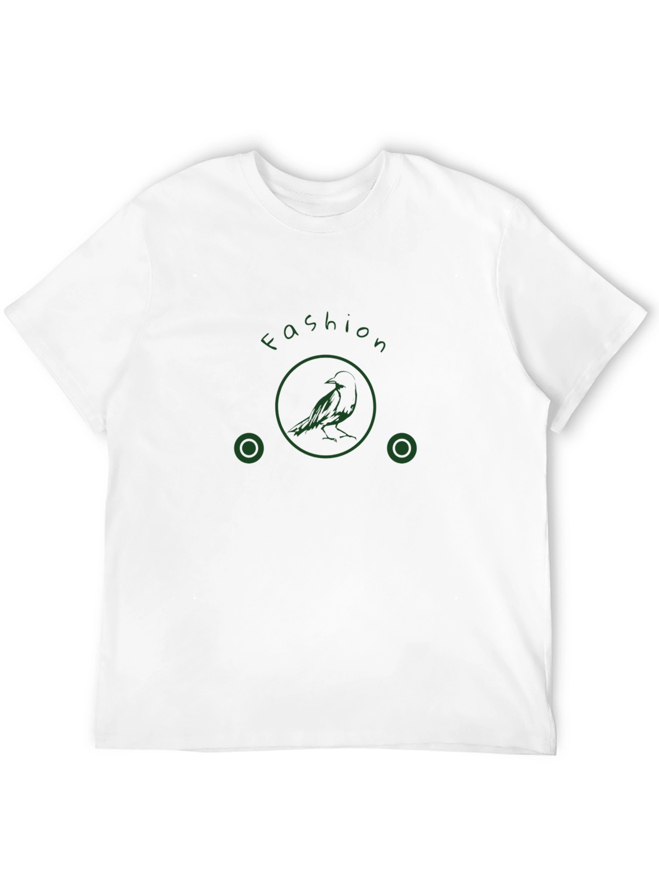 Stylish Black Fashion Bird Tee