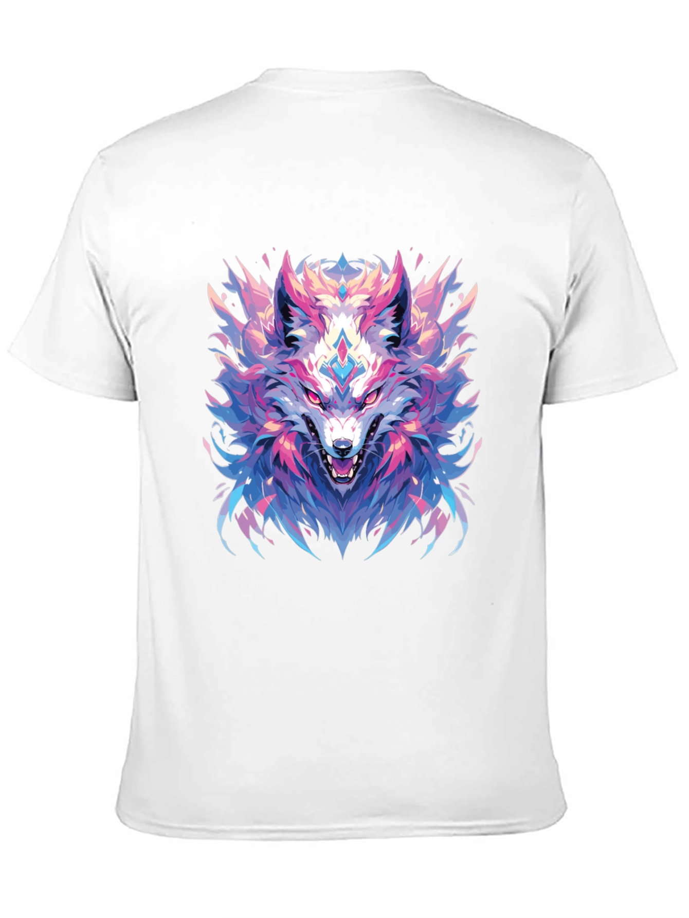 Wolf Graphic Black T-Shirt - Cool Animal Tee