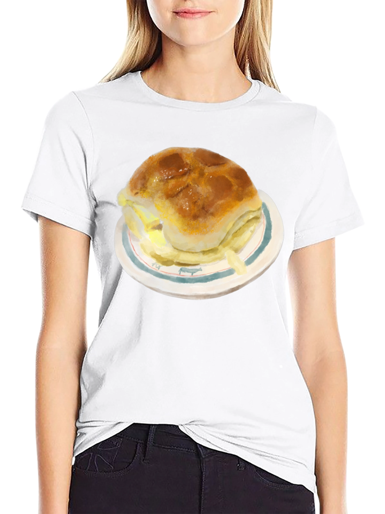 Humorous Burger Graphic Tee