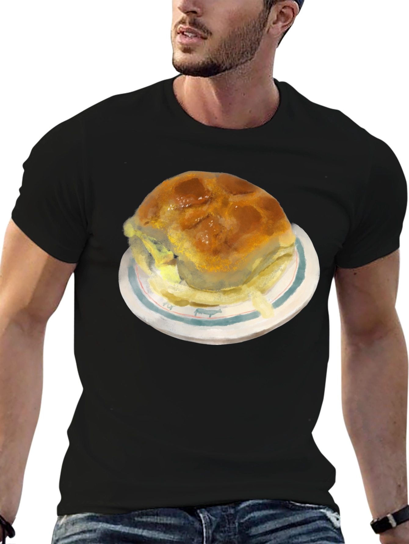 Humorous Burger Graphic Tee