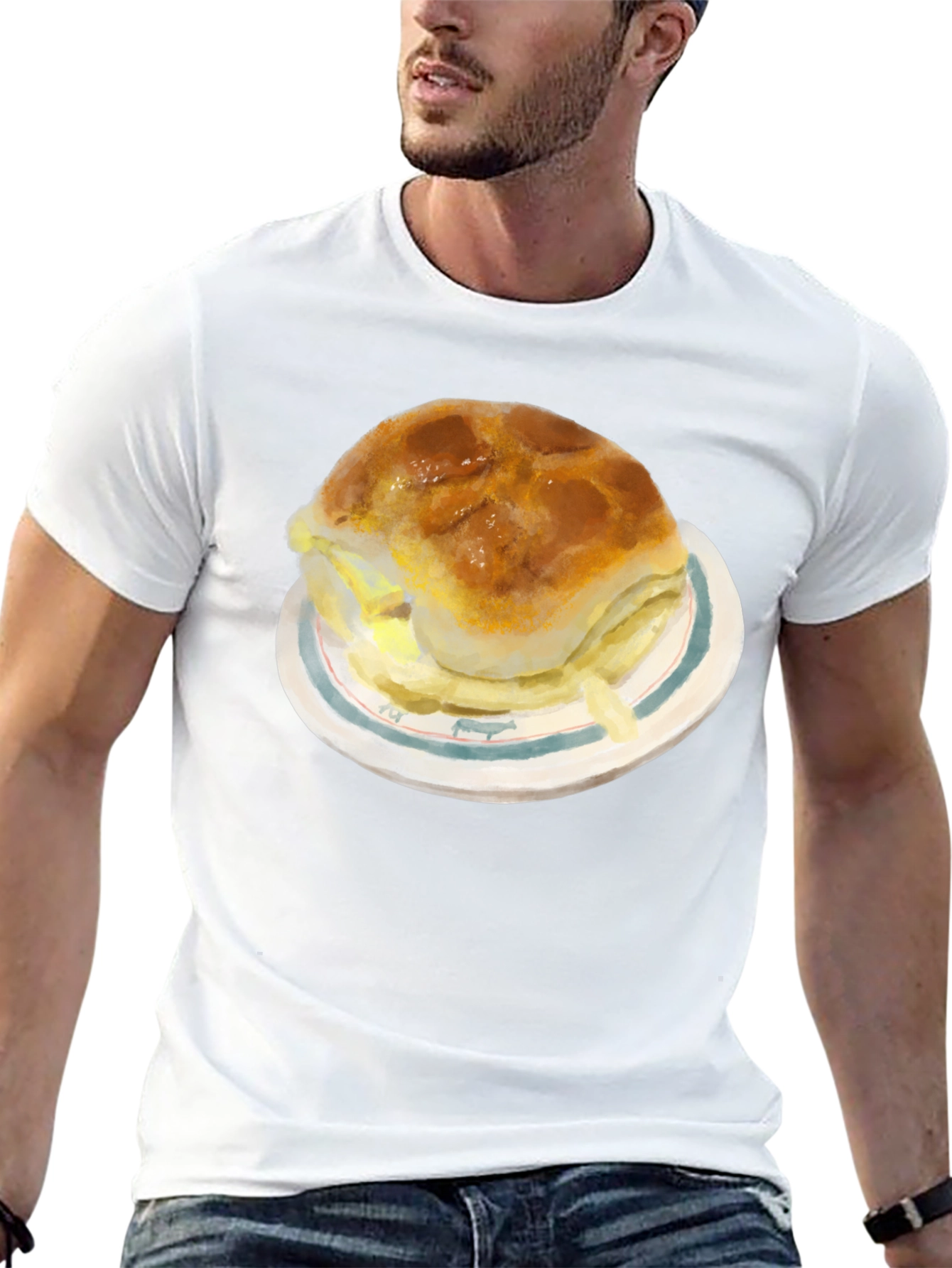 Humorous Burger Graphic Tee