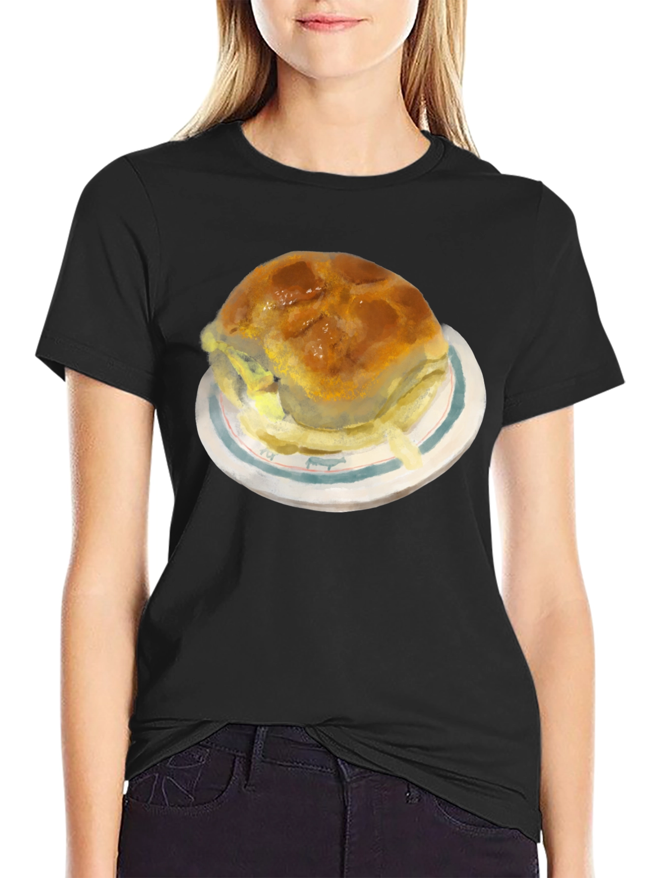 Humorous Burger Graphic Tee