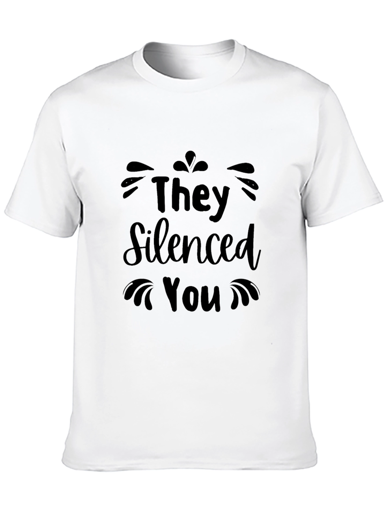 They Silenced You Graphic Tee - Black