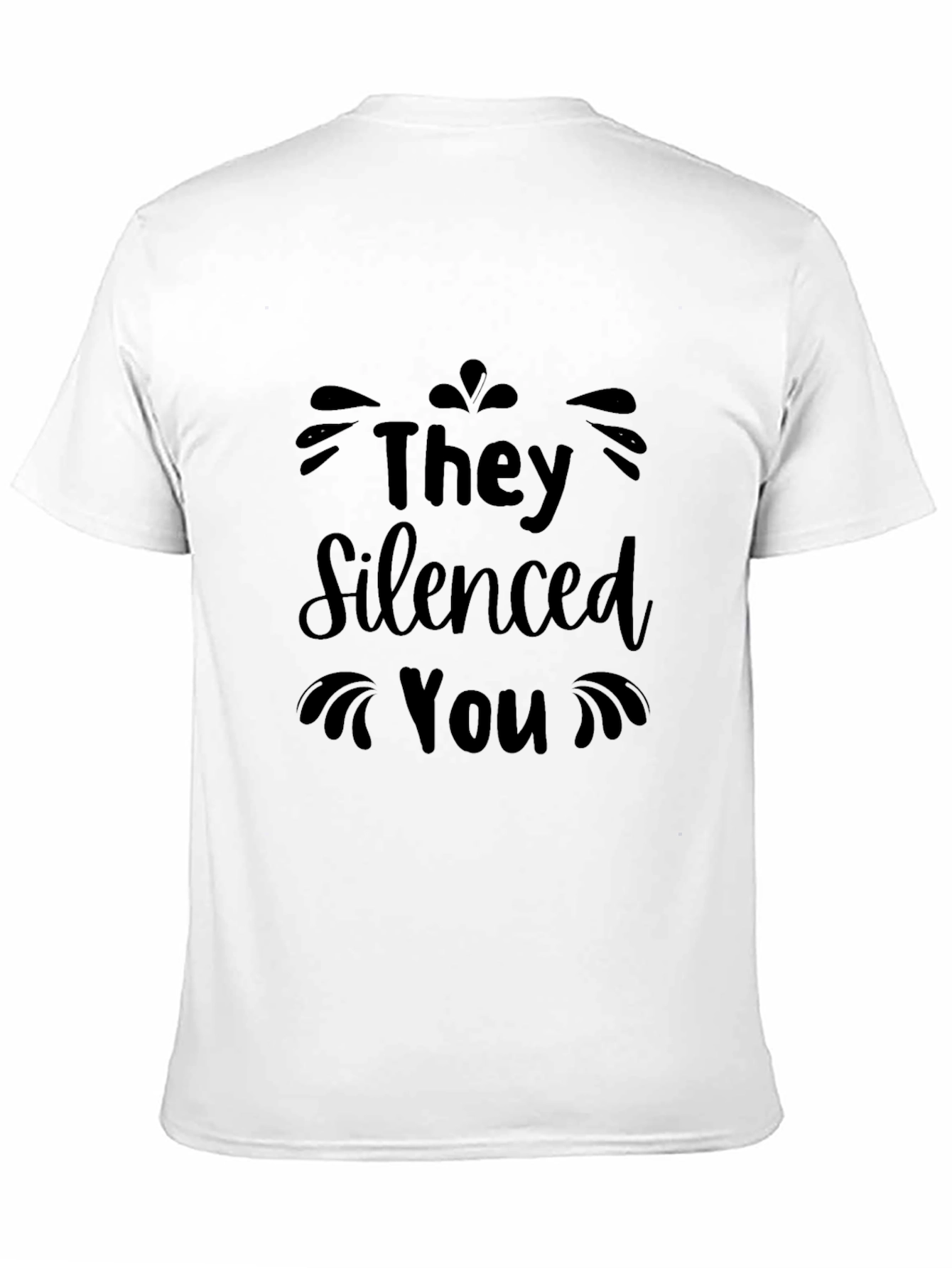 They Silenced You Graphic Tee - Black