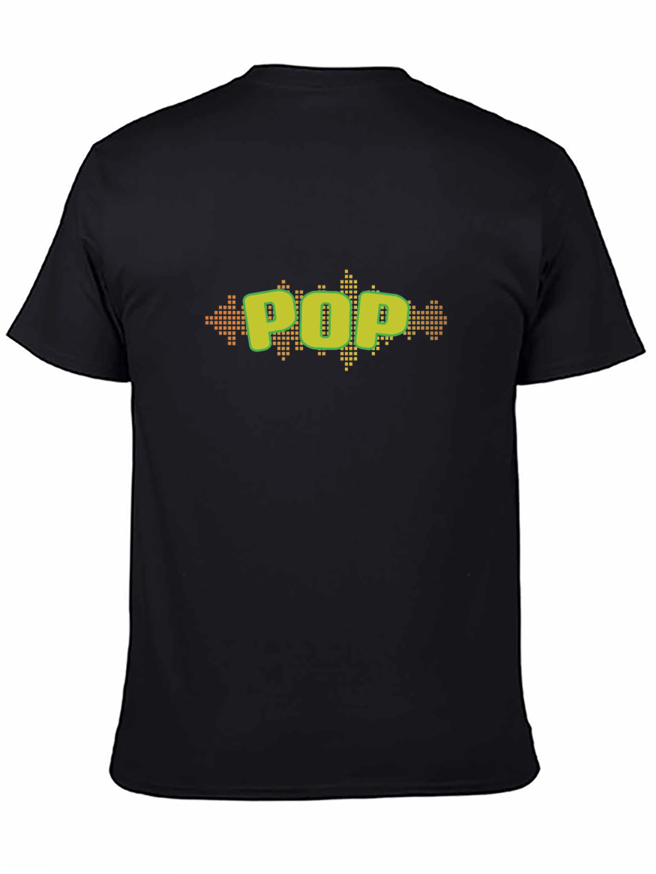 Pop Art Graphic Black T-Shirt