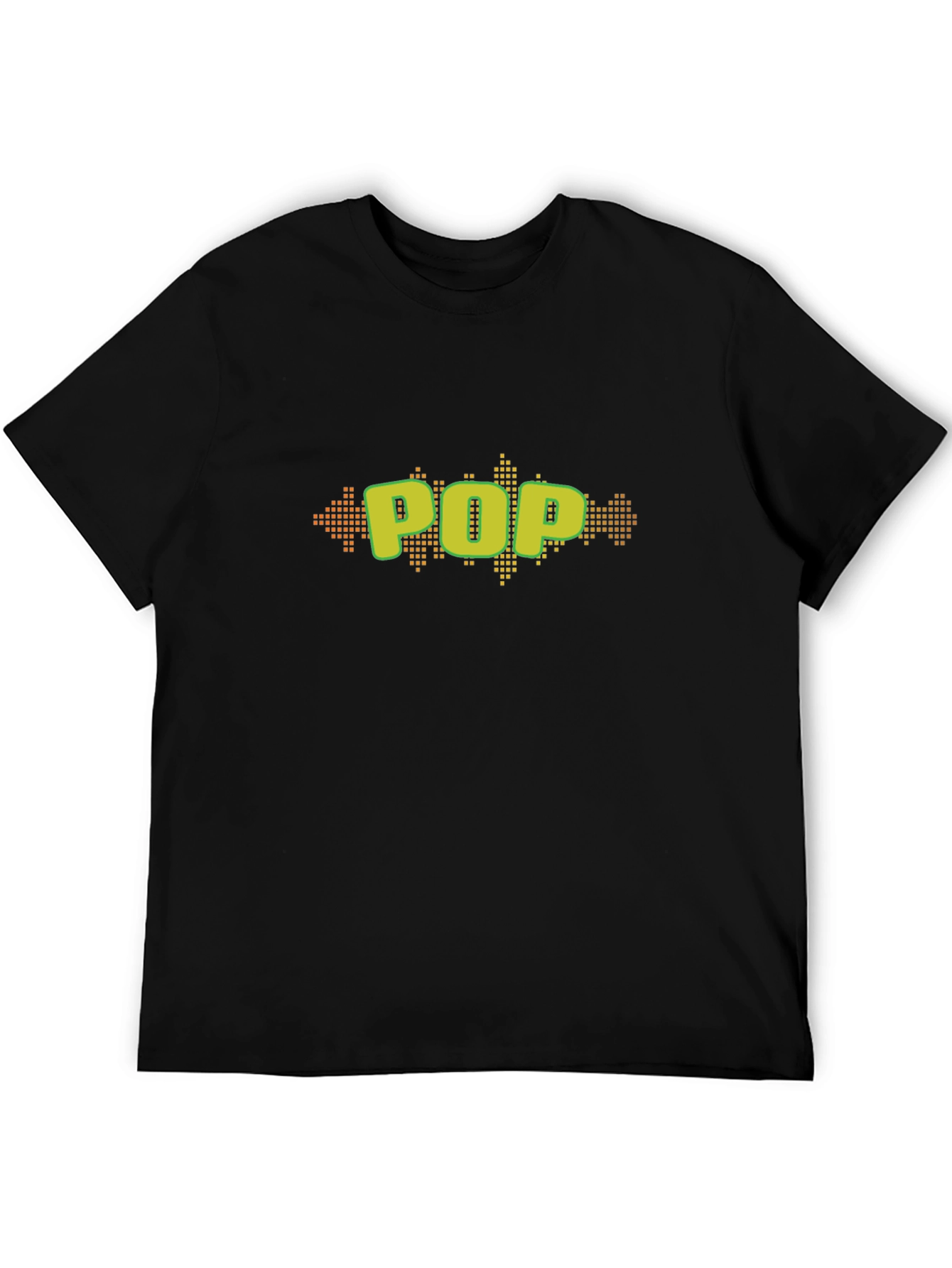 Pop Art Graphic Black T-Shirt