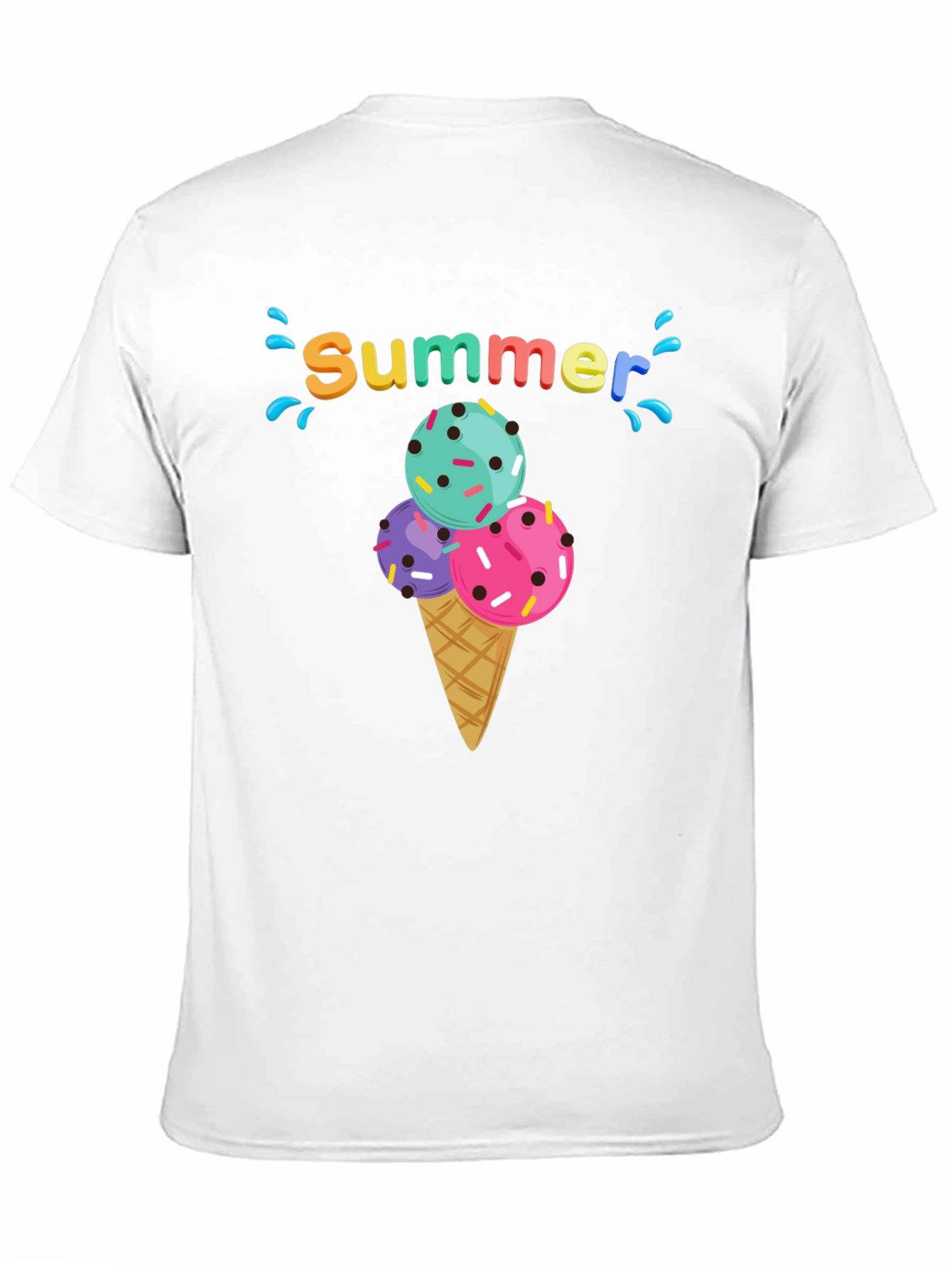 Summer Ice Cream Cone T-Shirt