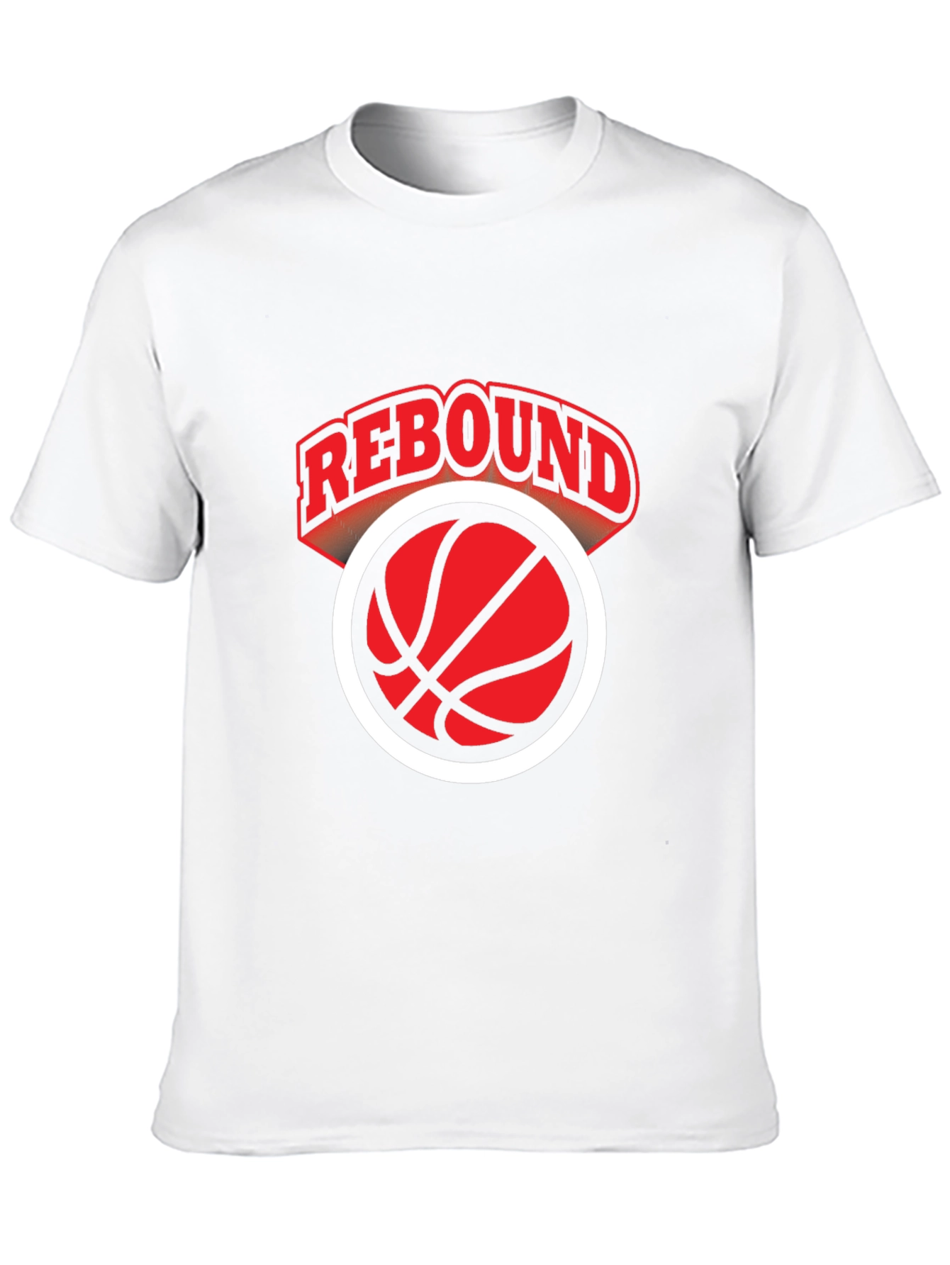 Rebound Basketball Graphic Tee - Black