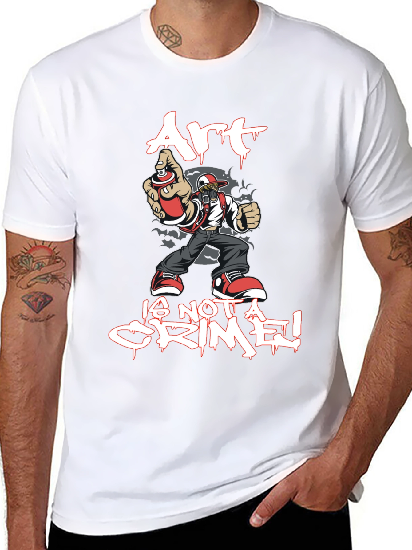 Art is Not a Crime Graphic Tee