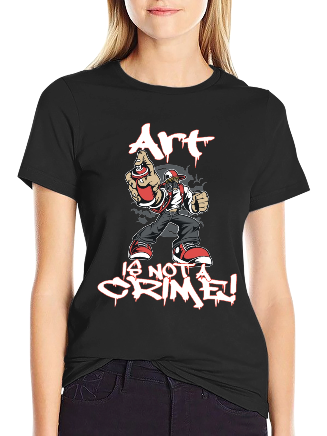 Art is Not a Crime Graphic Tee