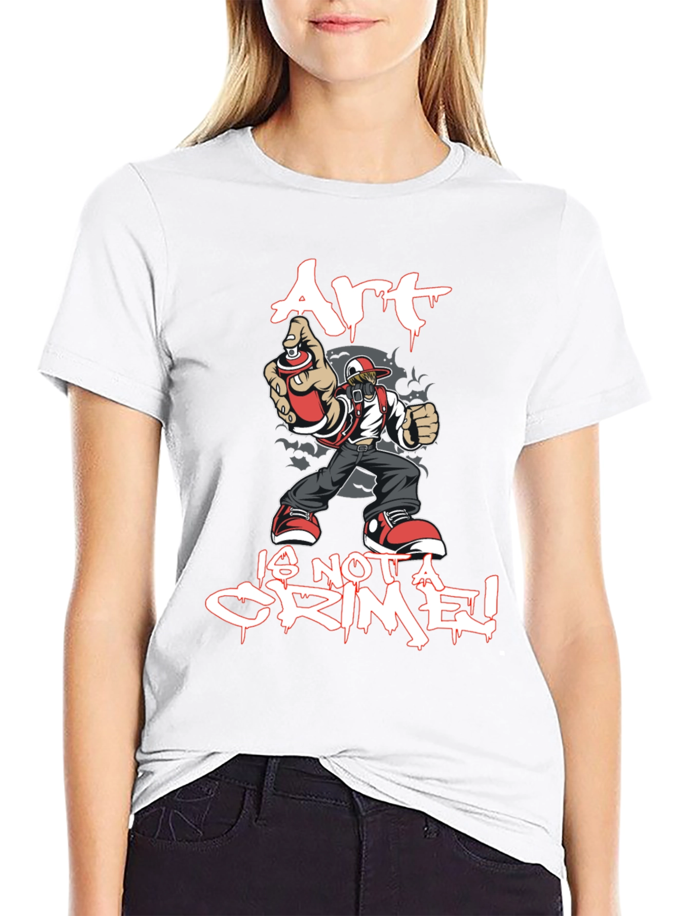 Art is Not a Crime Graphic Tee
