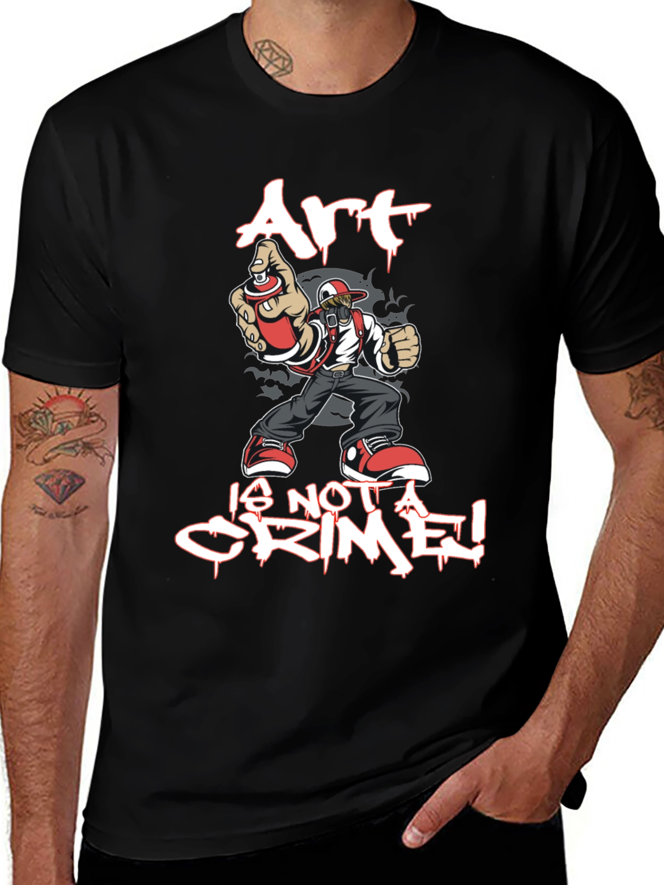 Art is Not a Crime Graphic Tee
