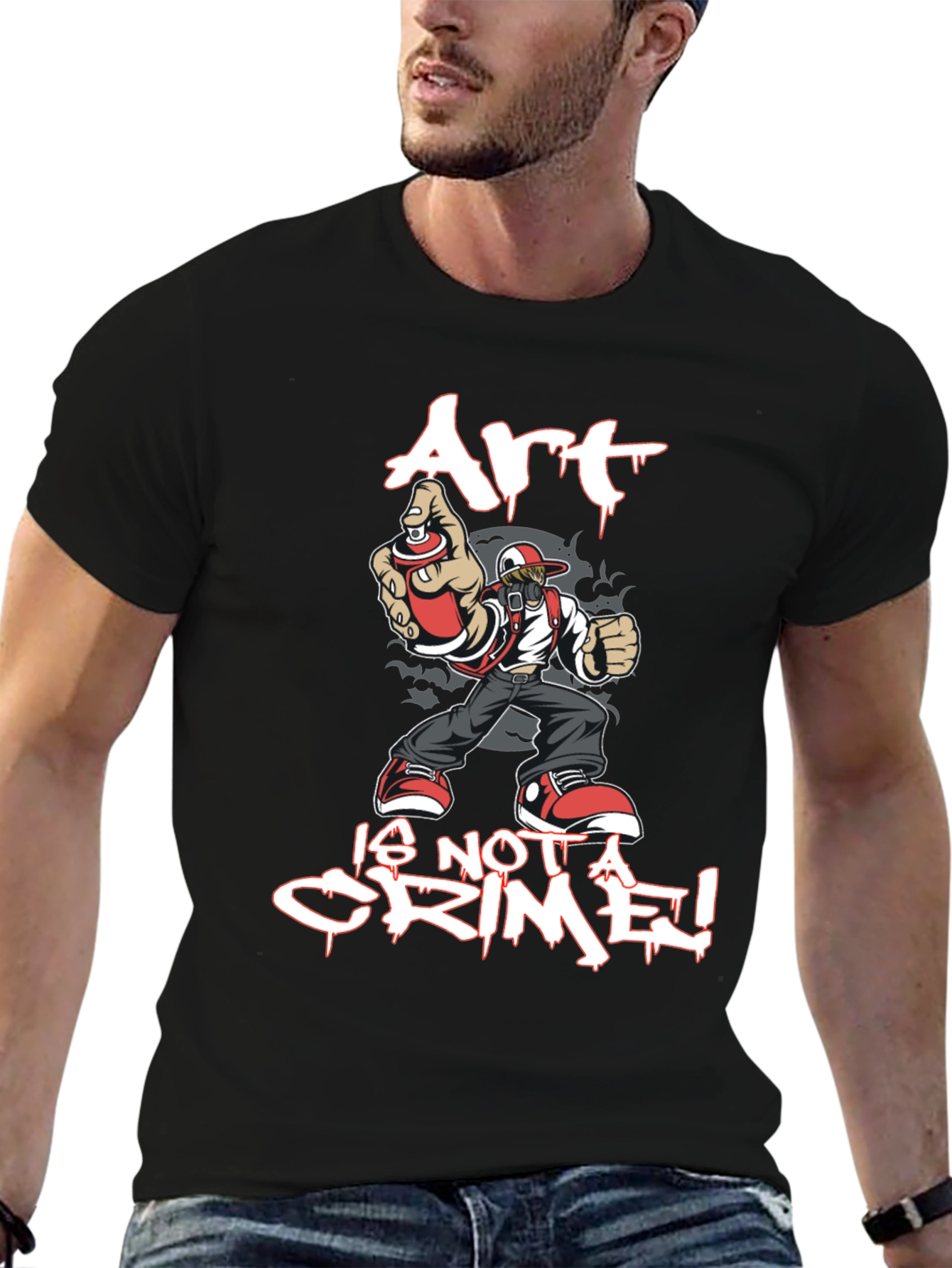 Art is Not a Crime Graphic Tee