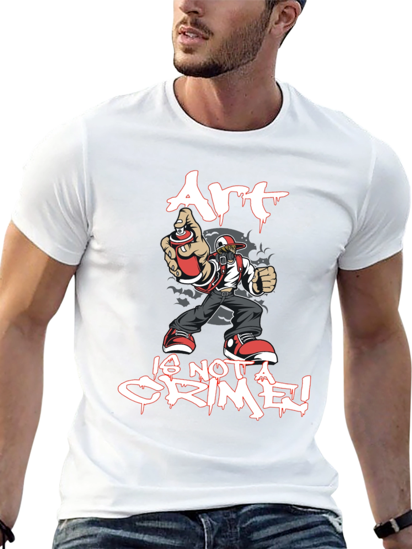 Art is Not a Crime Graphic Tee