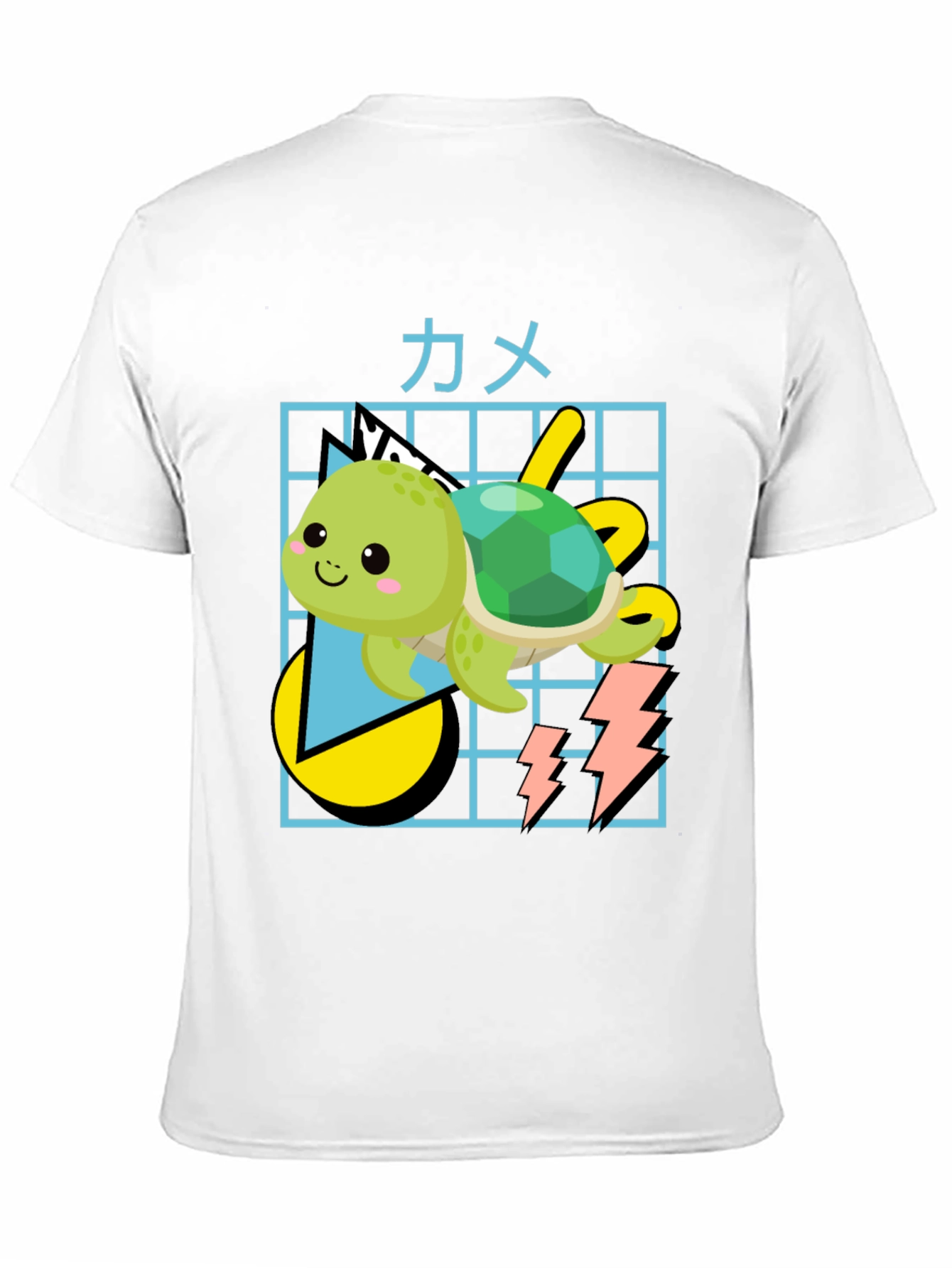 Kawaii Turtle Graphic Tee - Trendy Anime Style