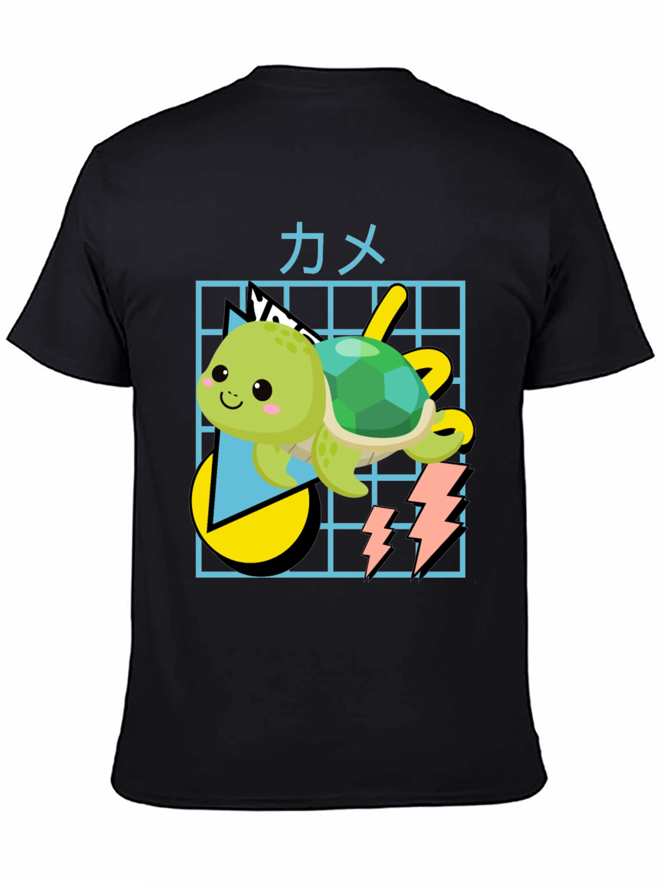 Kawaii Turtle Graphic Tee - Trendy Anime Style