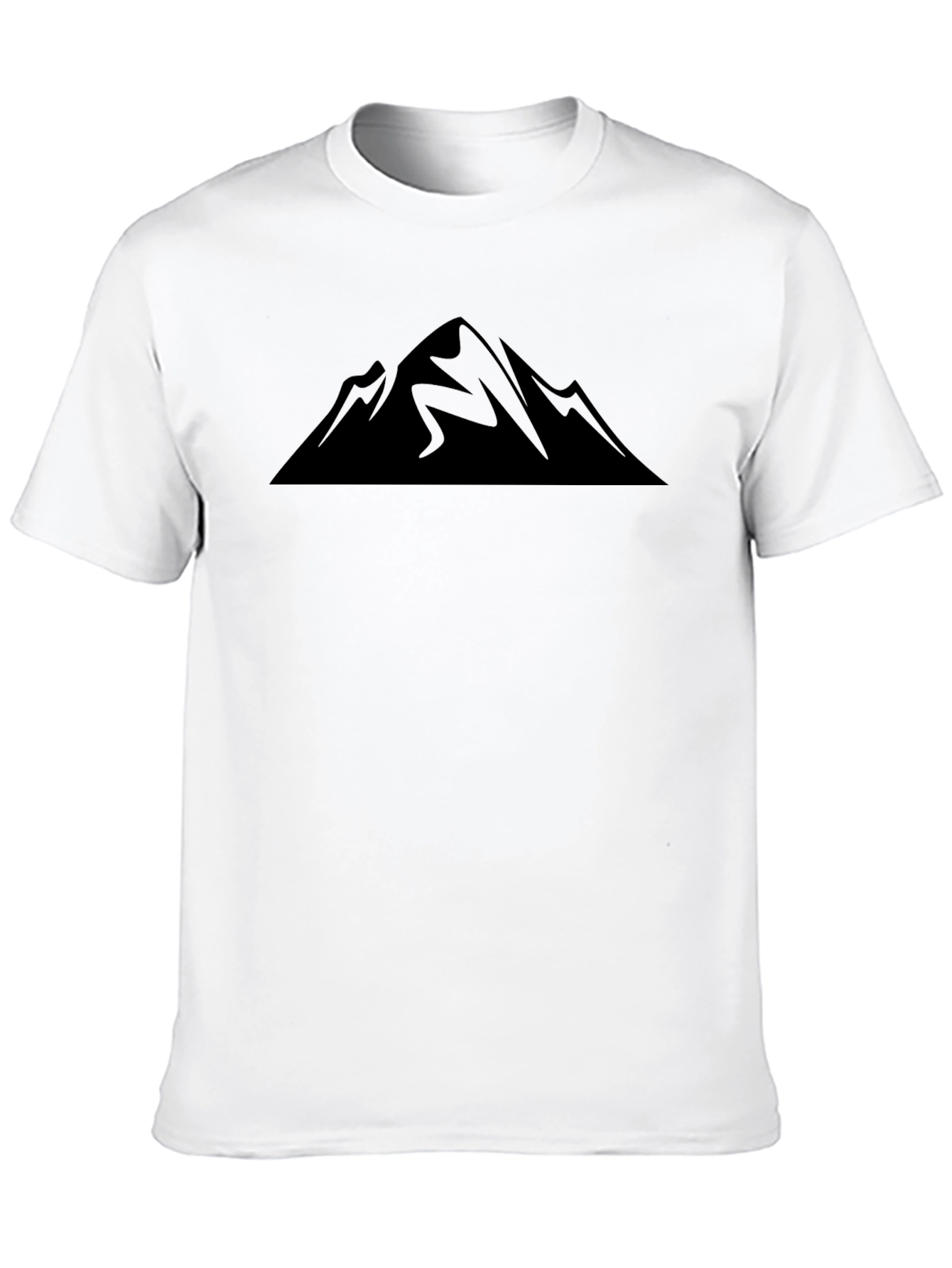 Mountain Runner Graphic Tee - Black Short Sleeve