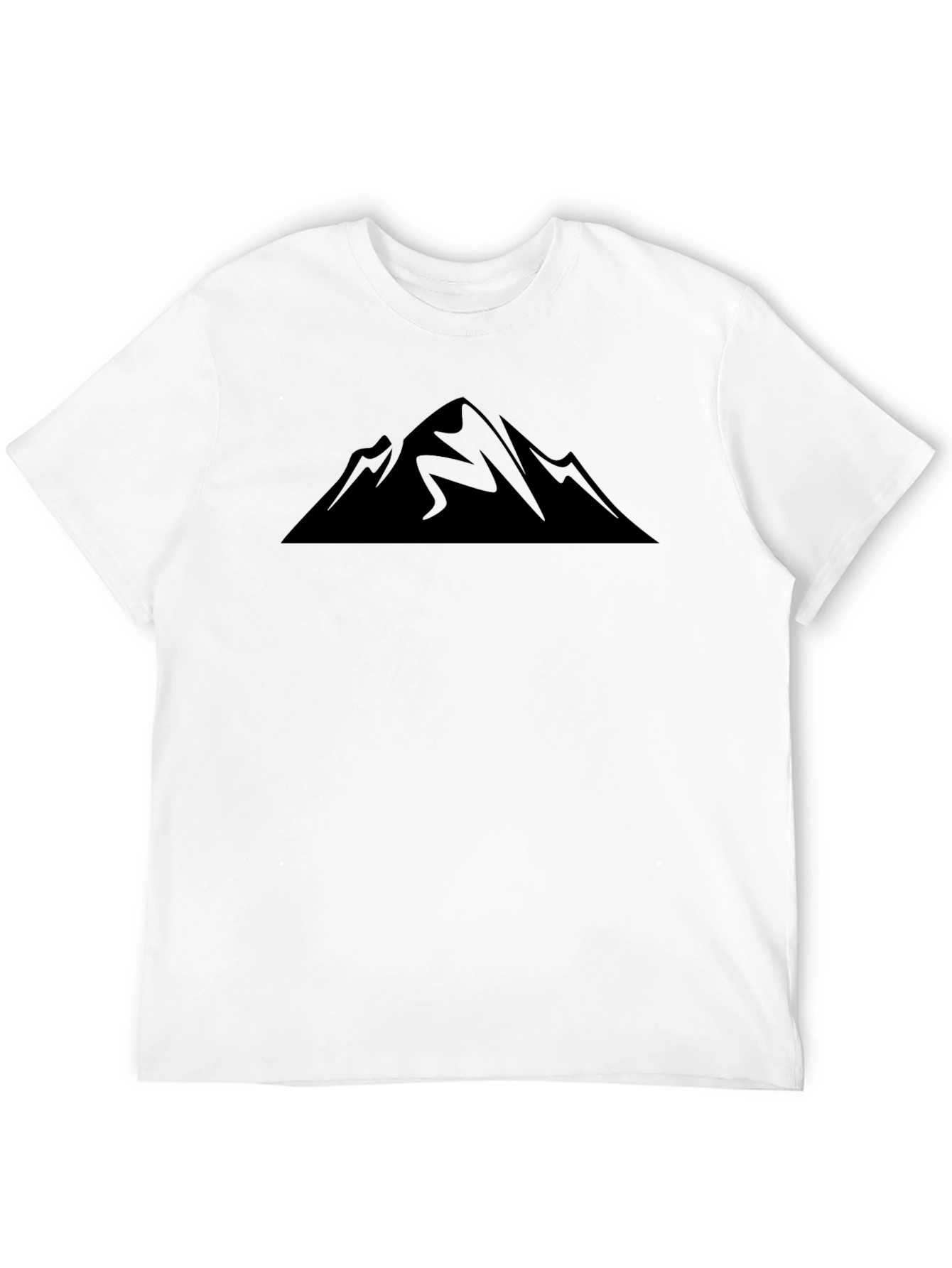 Mountain Runner Graphic Tee - Black Short Sleeve