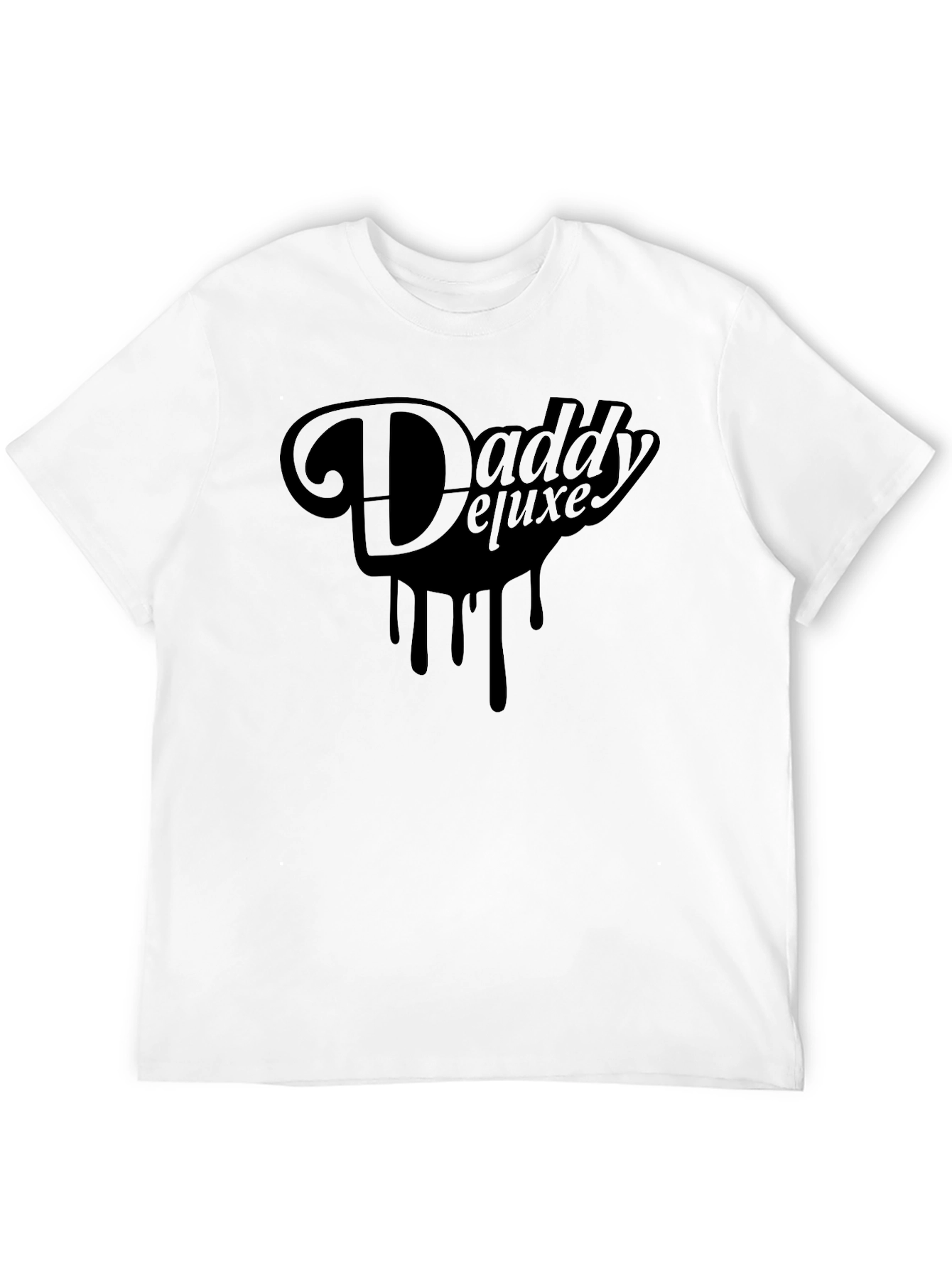 Daddy Deluxe Black Graphic Tee - Stylish & Edgy
