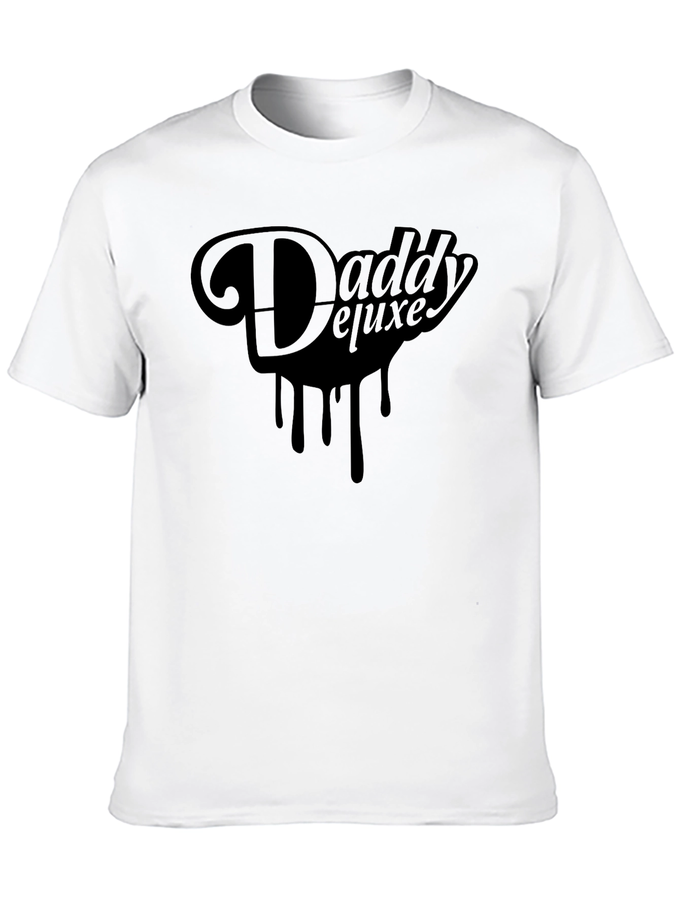Daddy Deluxe Black Graphic Tee - Stylish & Edgy