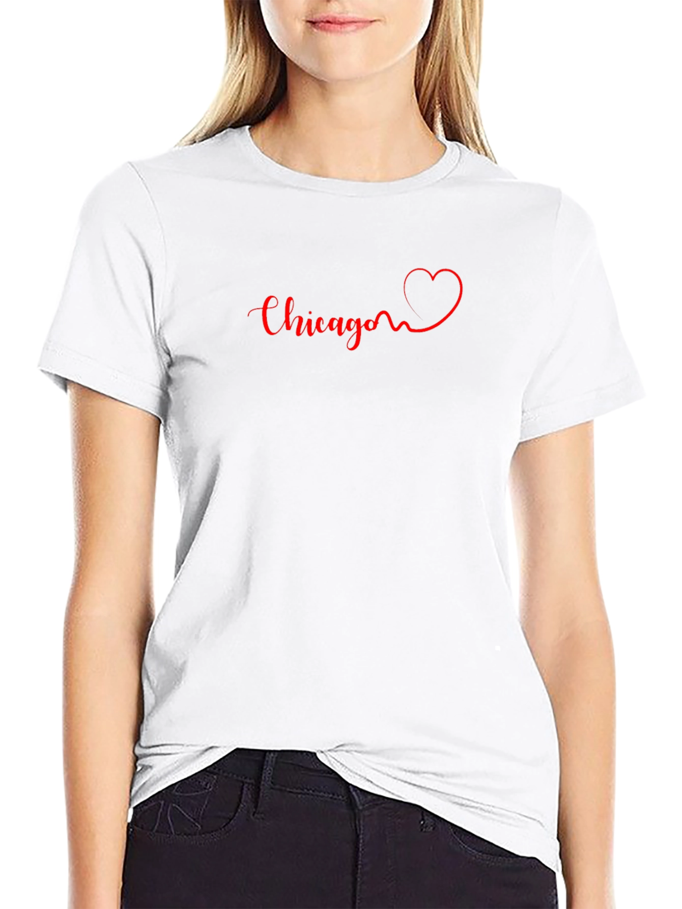 Chicago Heartbeat Graphic Tee - Stylish City Pride