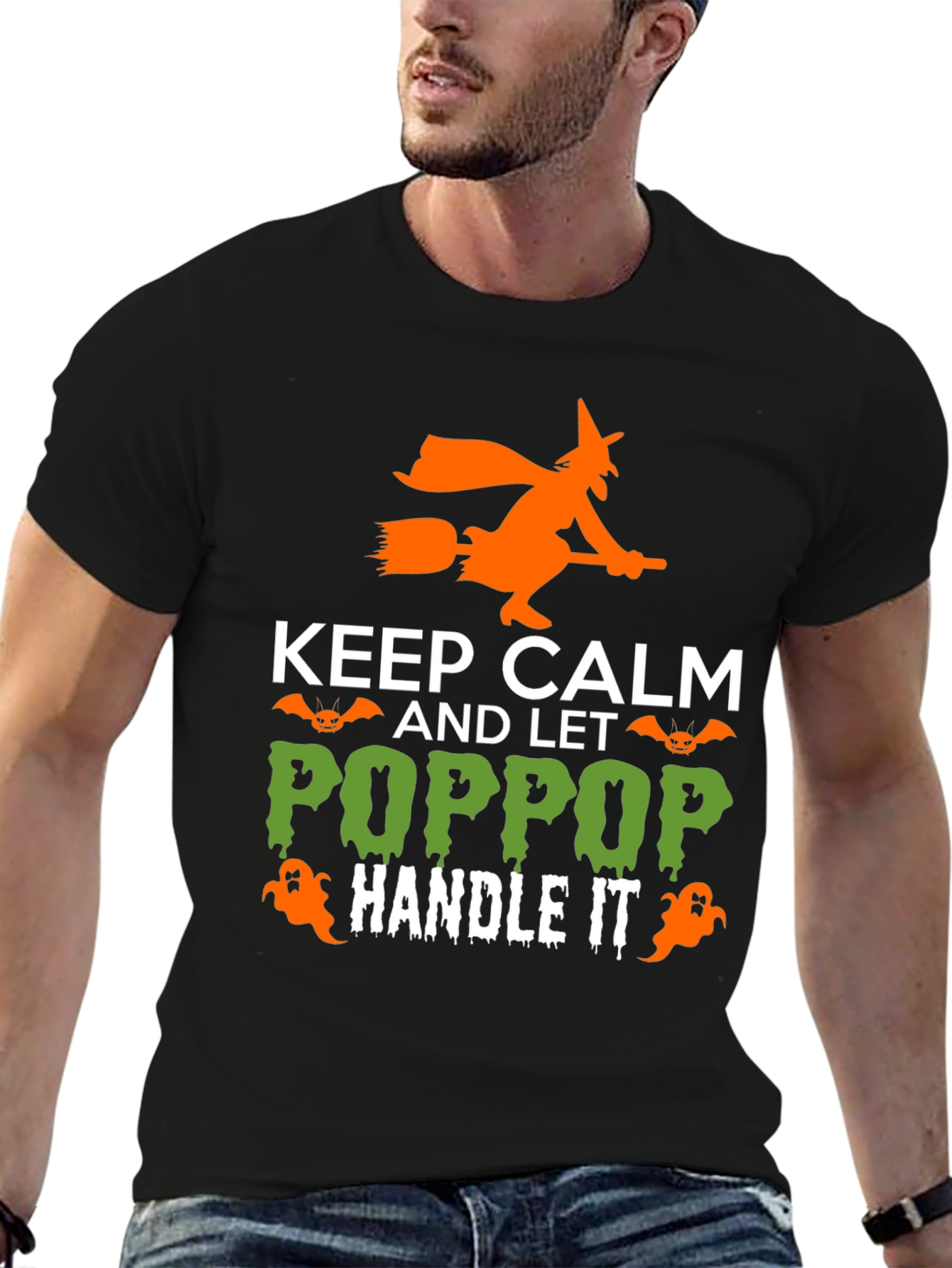 Keep Calm Poppop Halloween T-Shirt