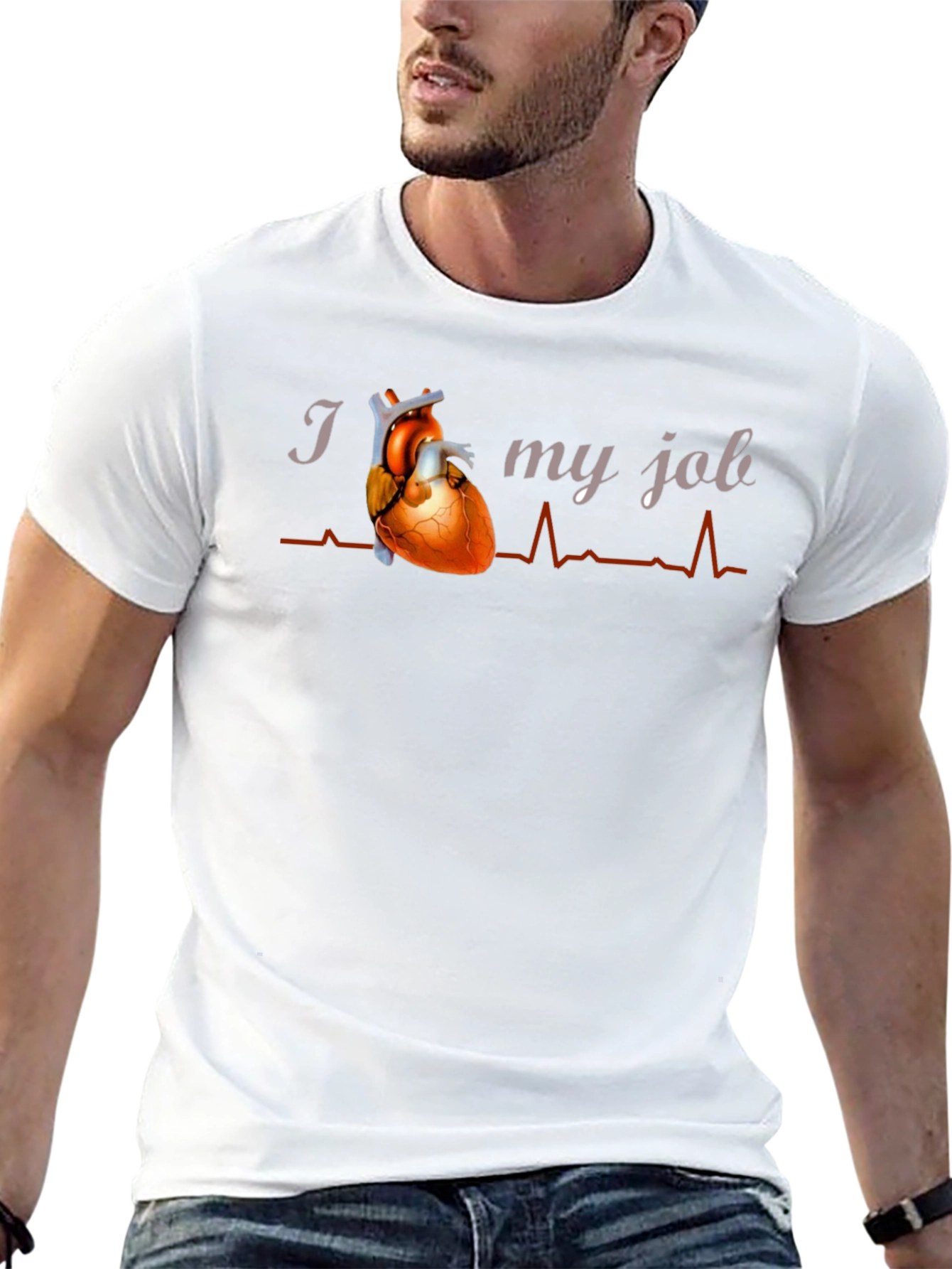 I Heart My Job Graphic Tee