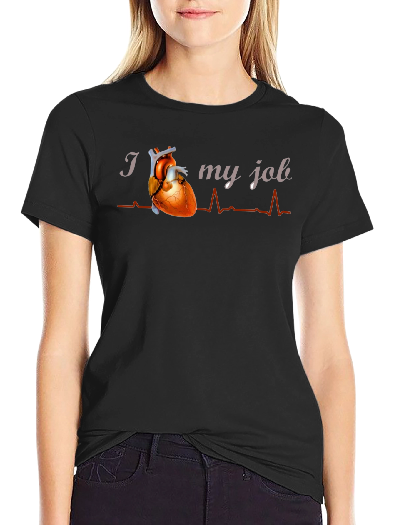 I Heart My Job Graphic Tee