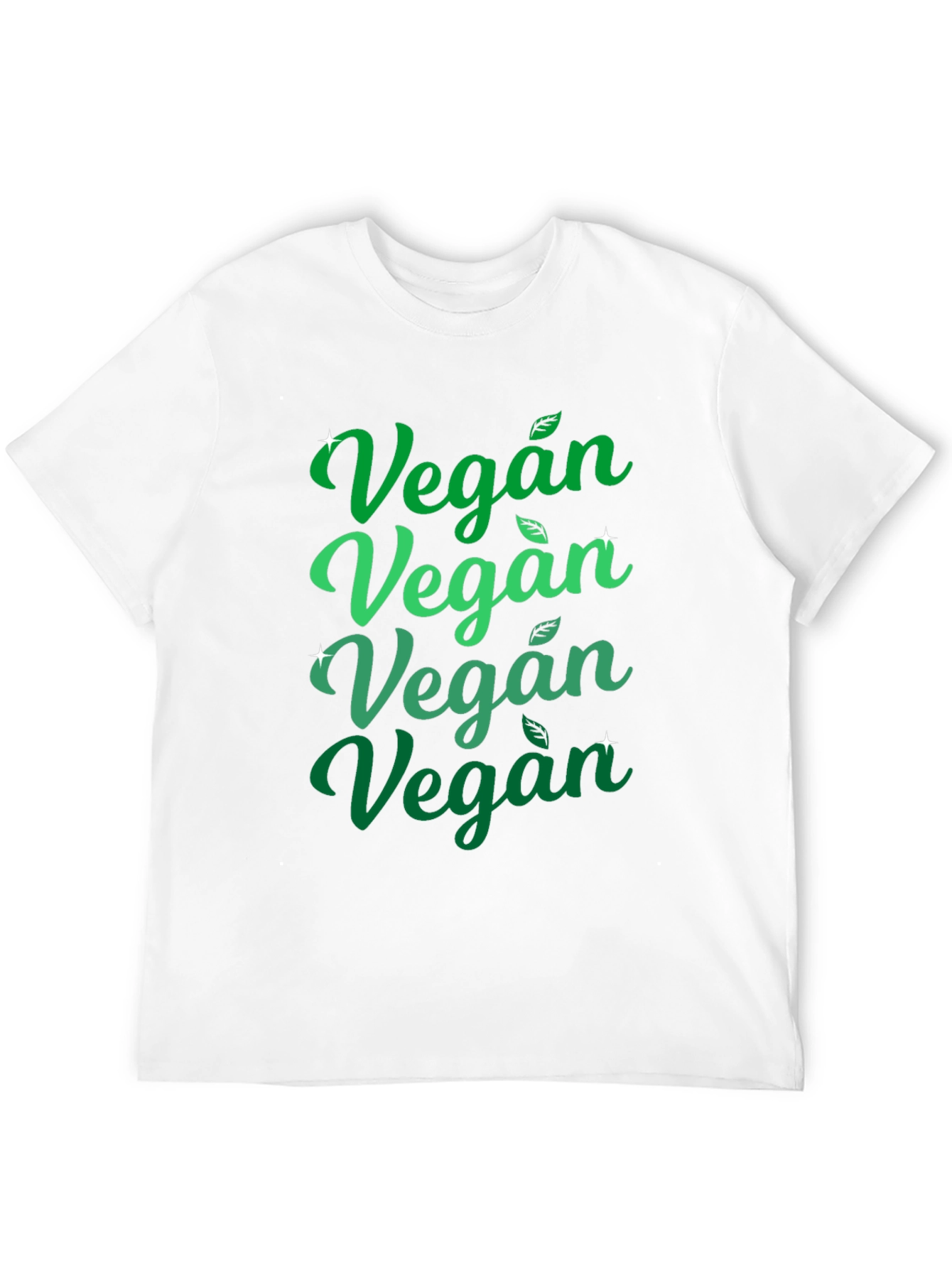 Vegan Graphic Tee - Green & Black