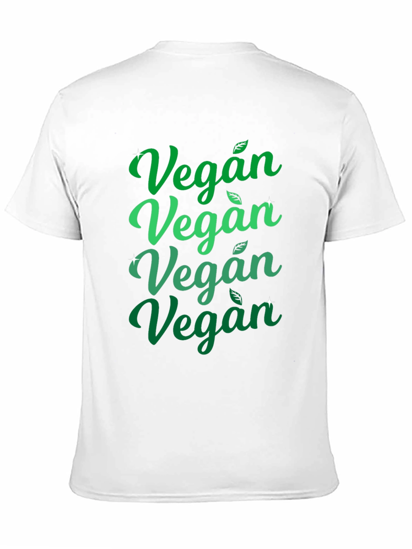 Vegan Graphic Tee - Green & Black