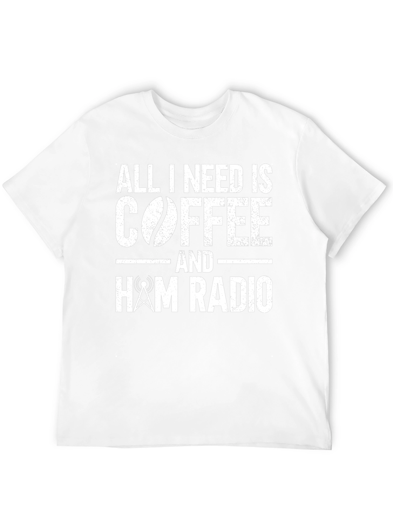 Coffee and Ham Radio T-Shirt - Hobbyist Apparel