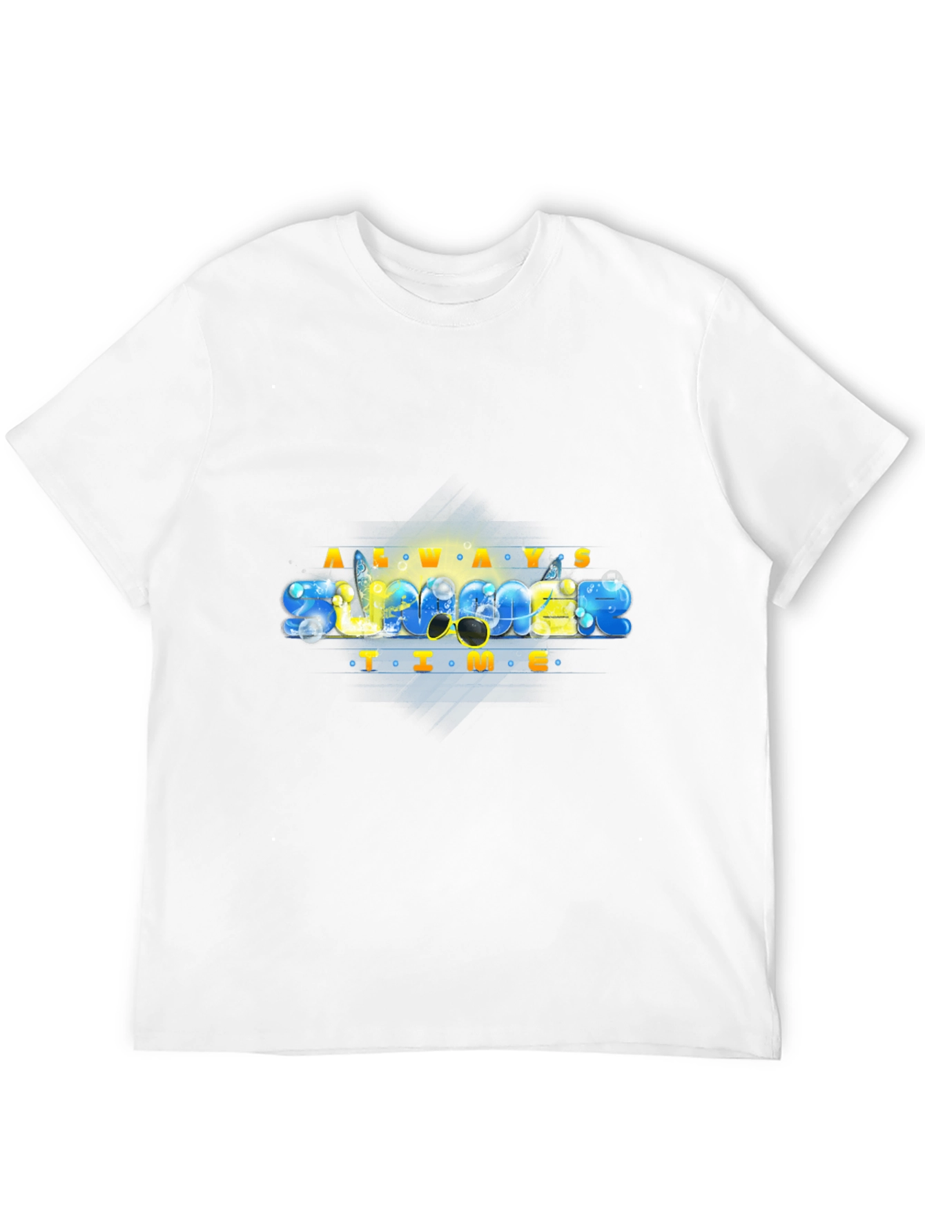 Always Summer Time Black T-Shirt