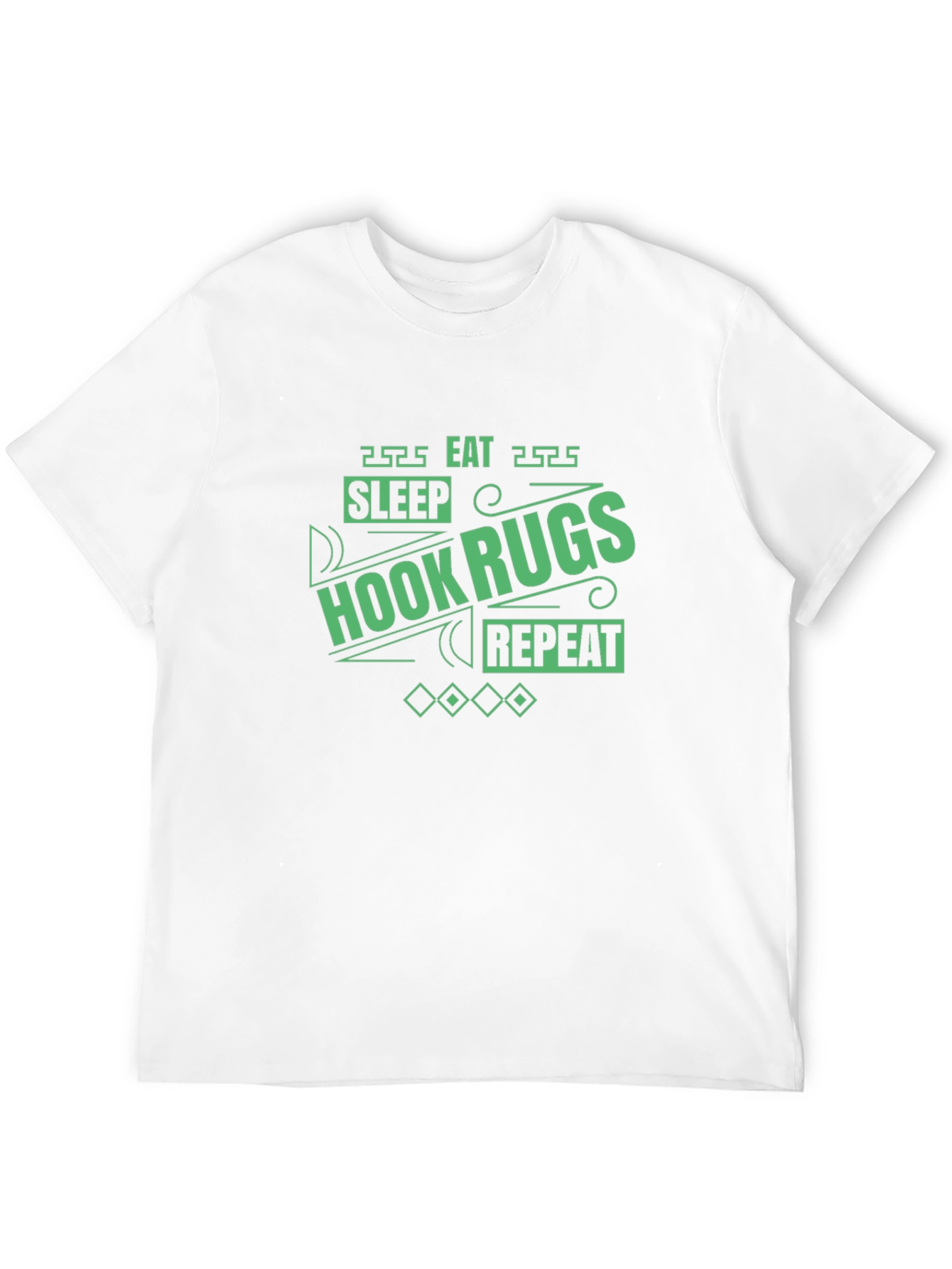 Hook Rugs T-Shirt - Sleep Eat Repeat