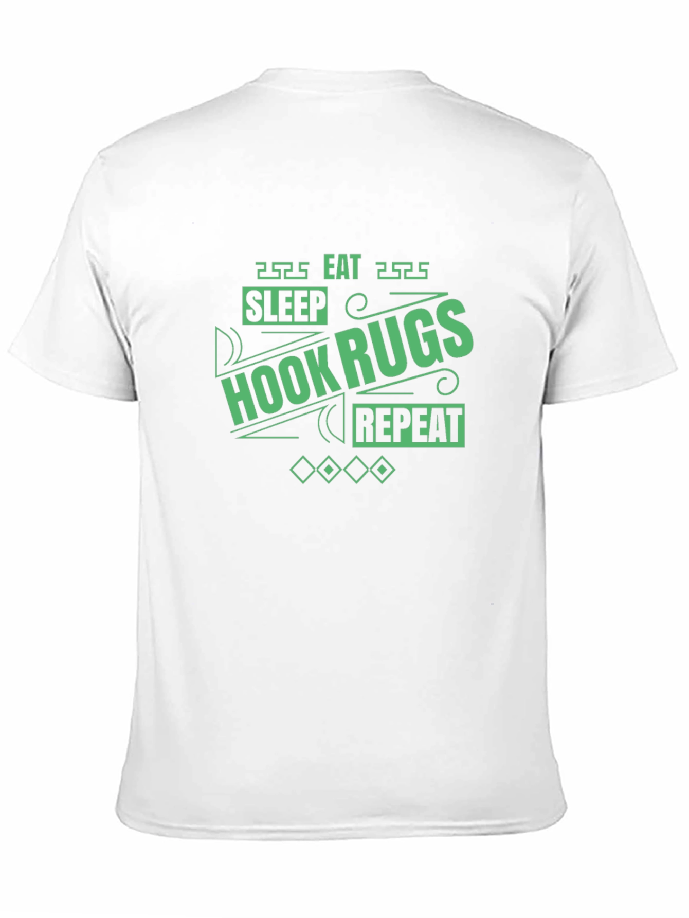 Hook Rugs T-Shirt - Sleep Eat Repeat