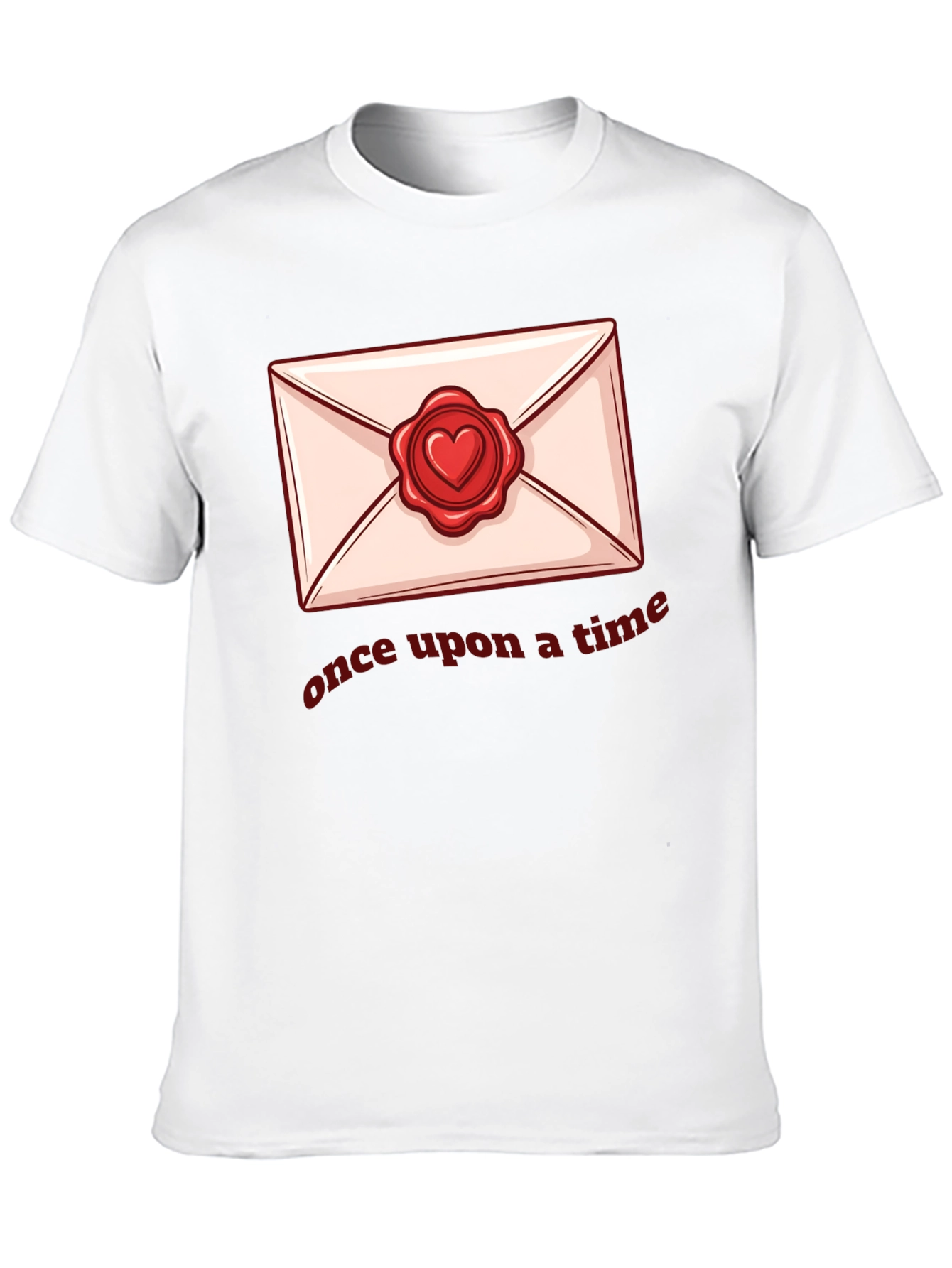 Once Upon A Time Envelope Heart Seal T-Shirt