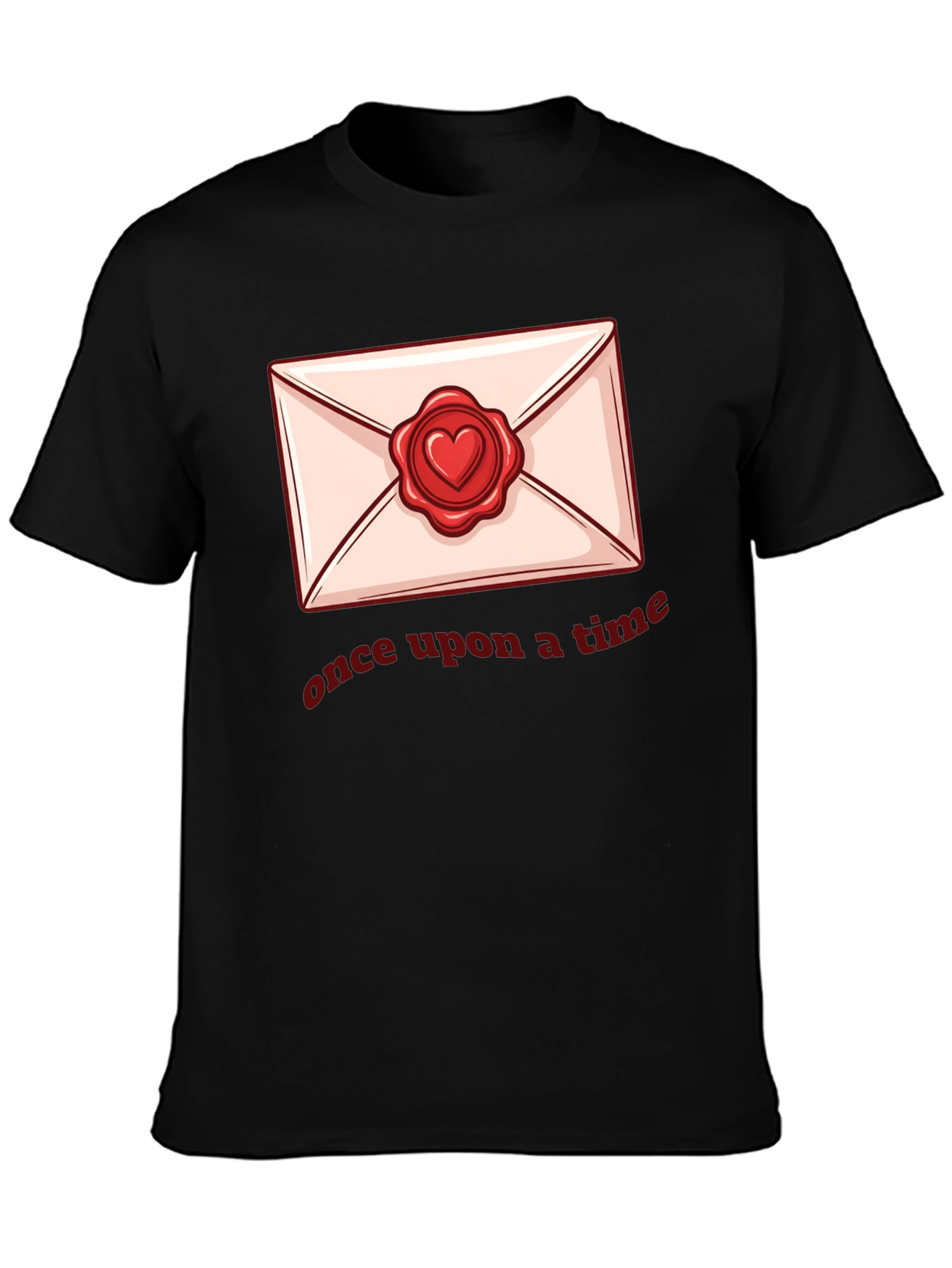 Once Upon A Time Envelope Heart Seal T-Shirt