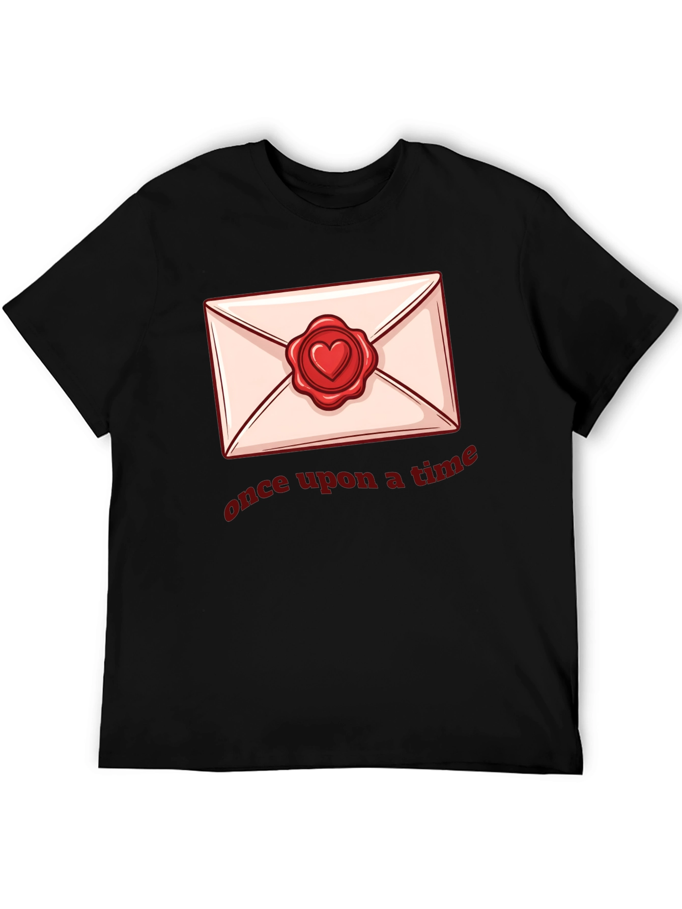 Once Upon A Time Envelope Heart Seal T-Shirt