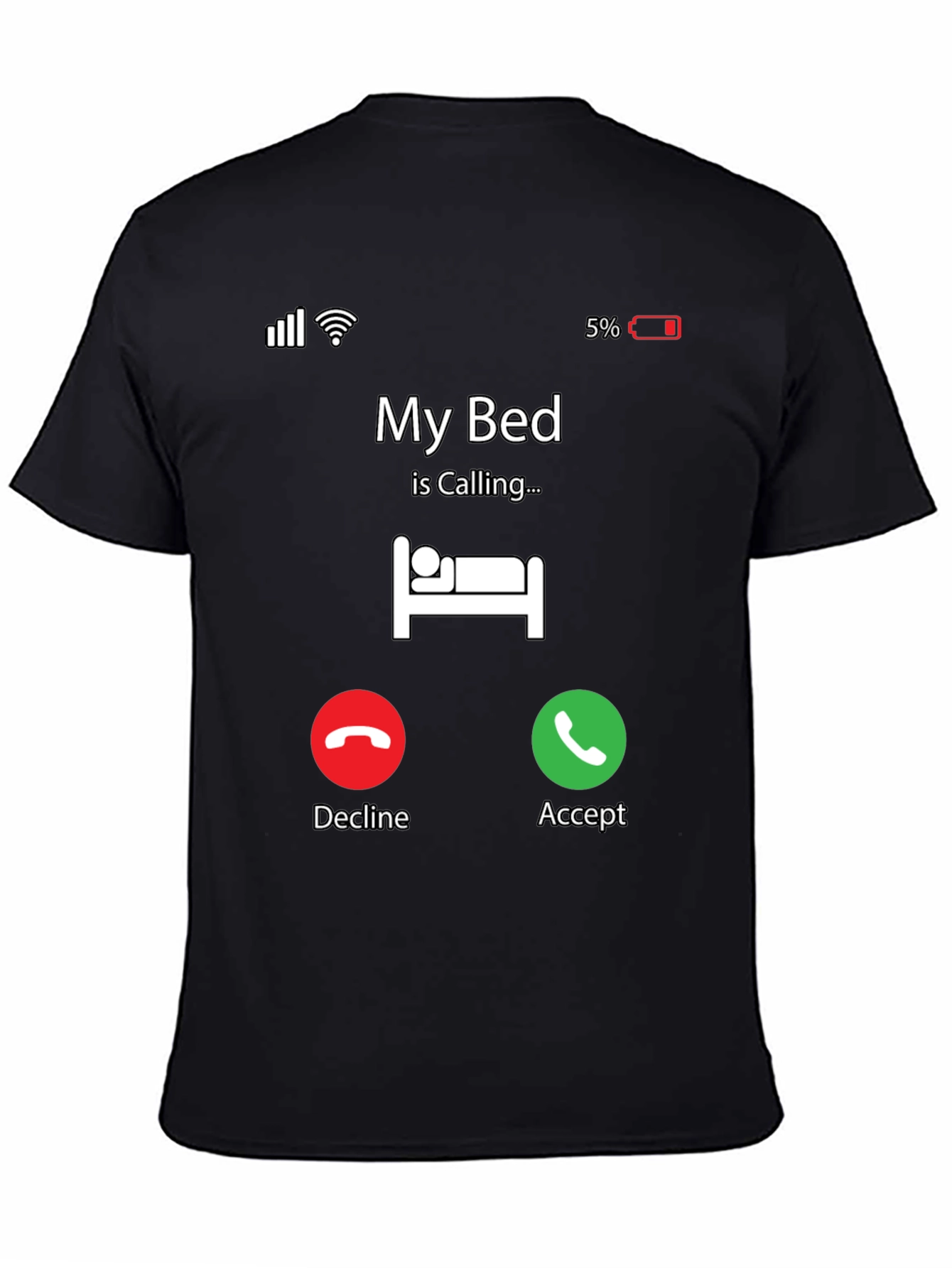 My Bed Is Calling T-Shirt - Funny Graphic Tee