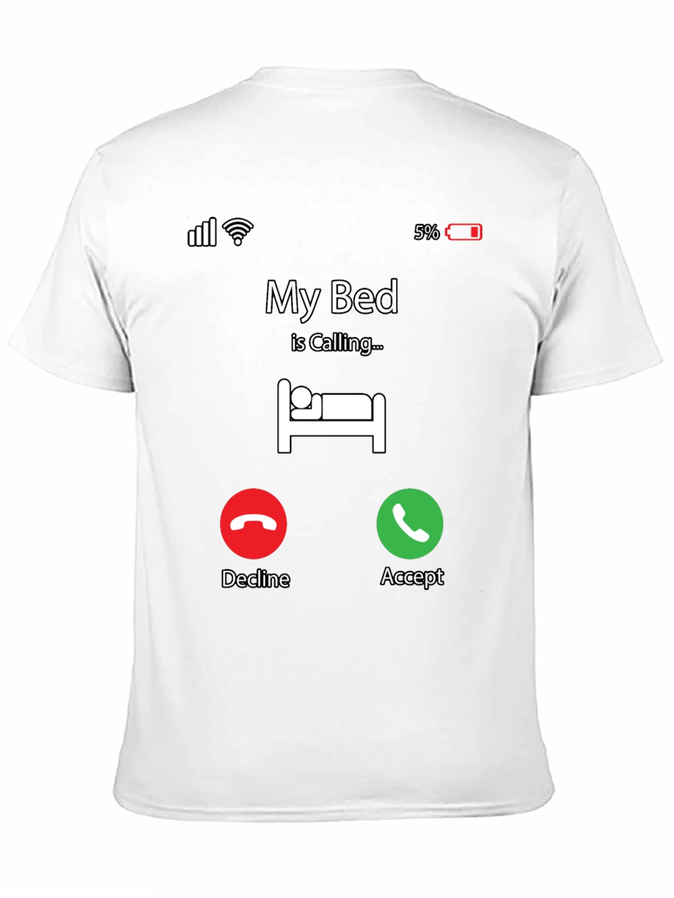 My Bed Is Calling T-Shirt - Funny Graphic Tee